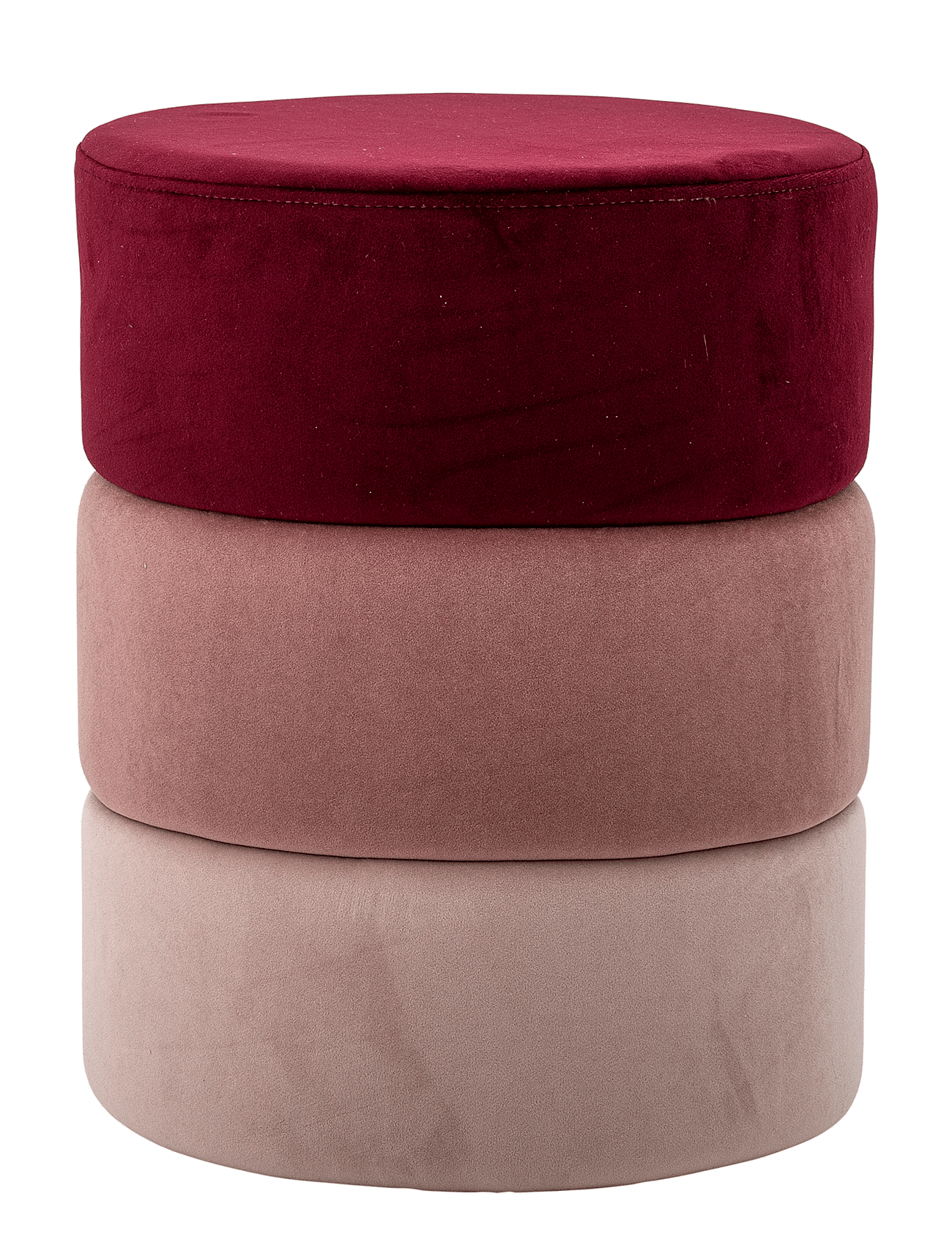 Bloomingville Bilbao Pouf - Pink - H48CM
