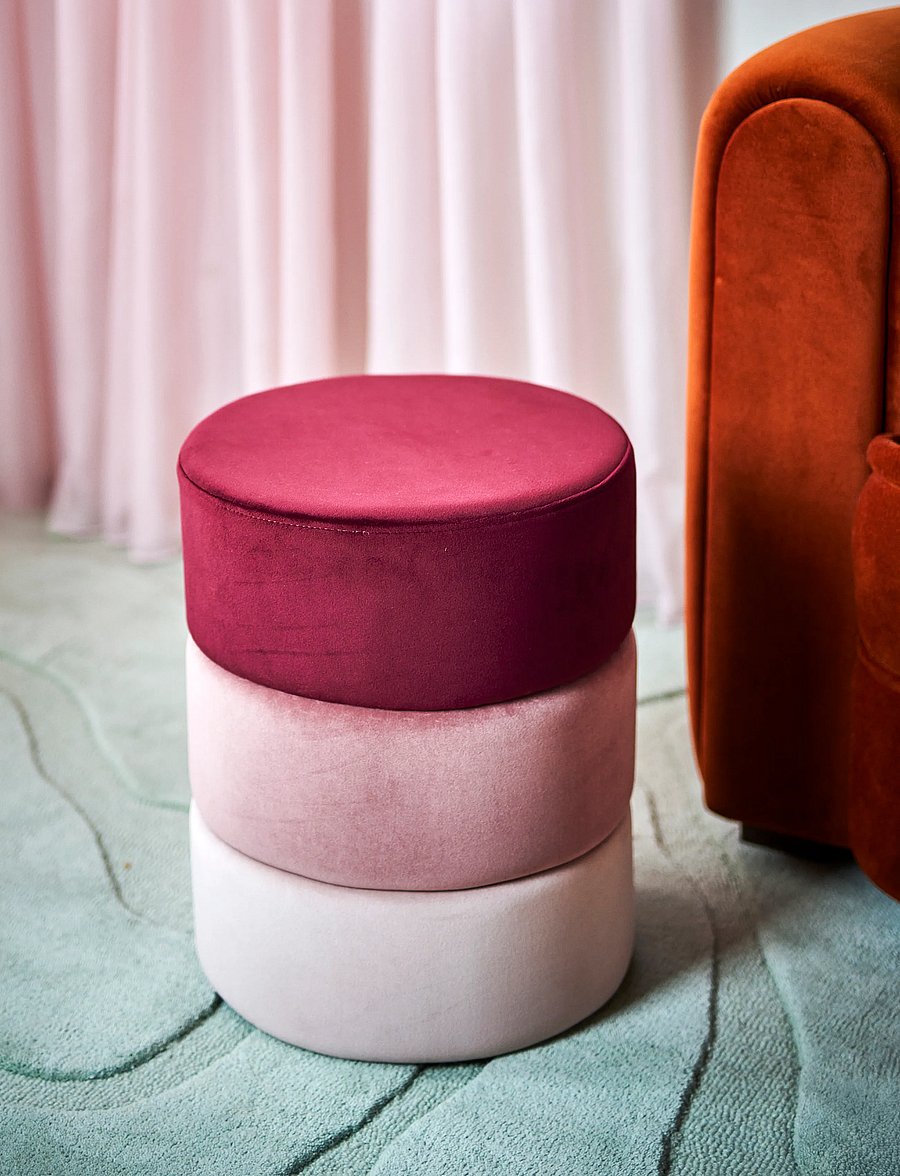 Bloomingville - Bilbao Pouf - pufy - multi-coloured - 4