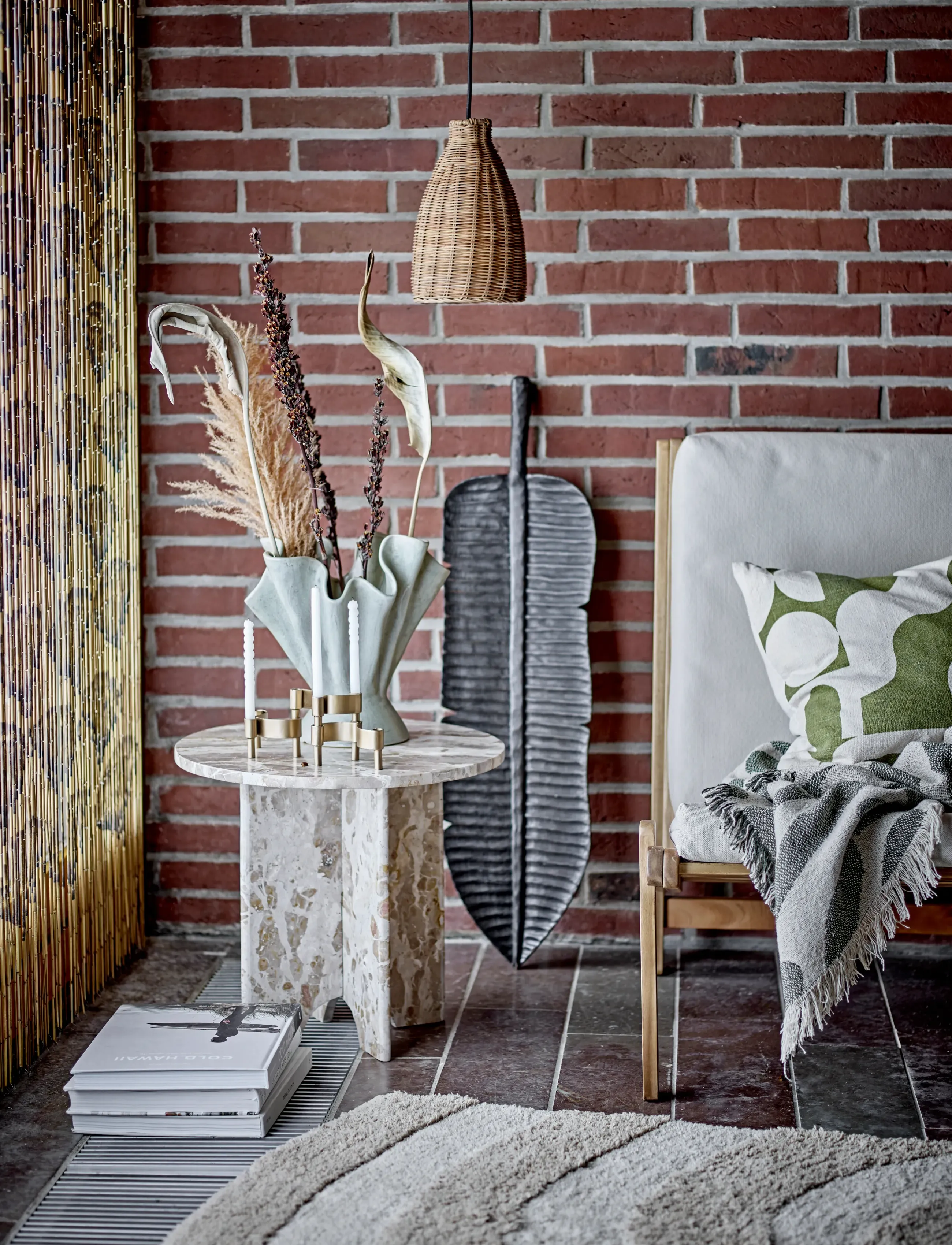Bloomingville - Jasmia Sidebord, Brun, Marmor - køb efter pris - brown - 3