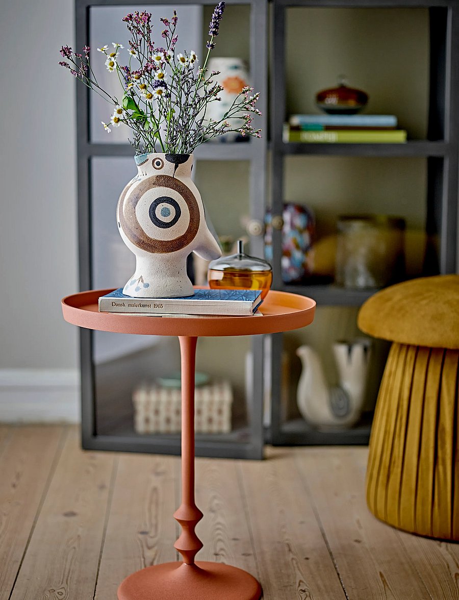 Bloomingville - Anjou Side Table - küljelauad ja väikesed lauad - orange - 0