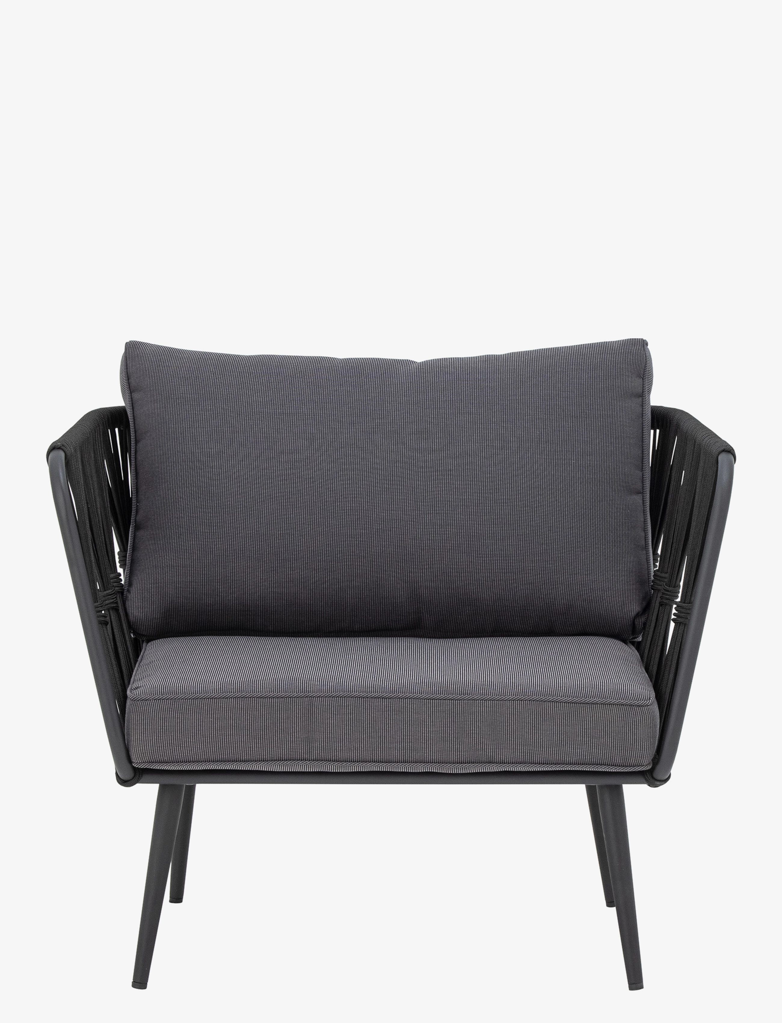 Bloomingville Pavone Lounge Chair, Lænestol, Sort, Str: ONE SIZE