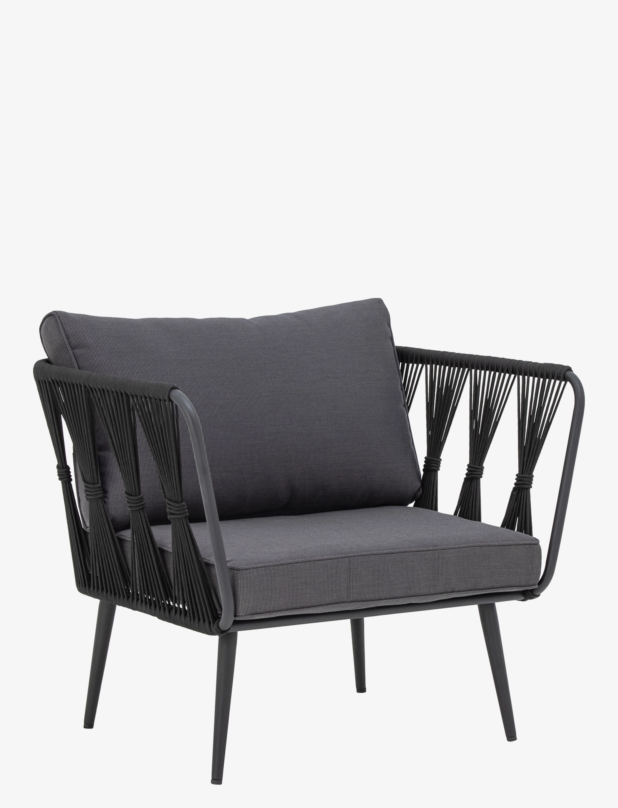 Bloomingville - Pavone Lounge Chair - lænestole - black - 3