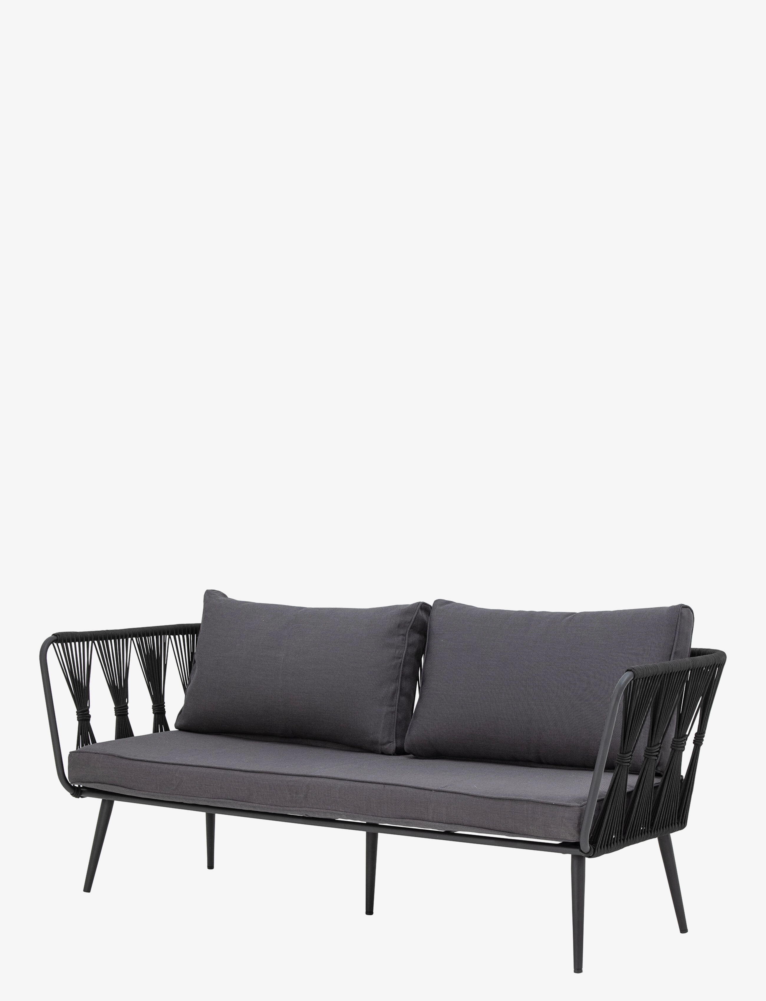 Bloomingville - Pavone Sofa, Sort, Metal - møbler - black - 2