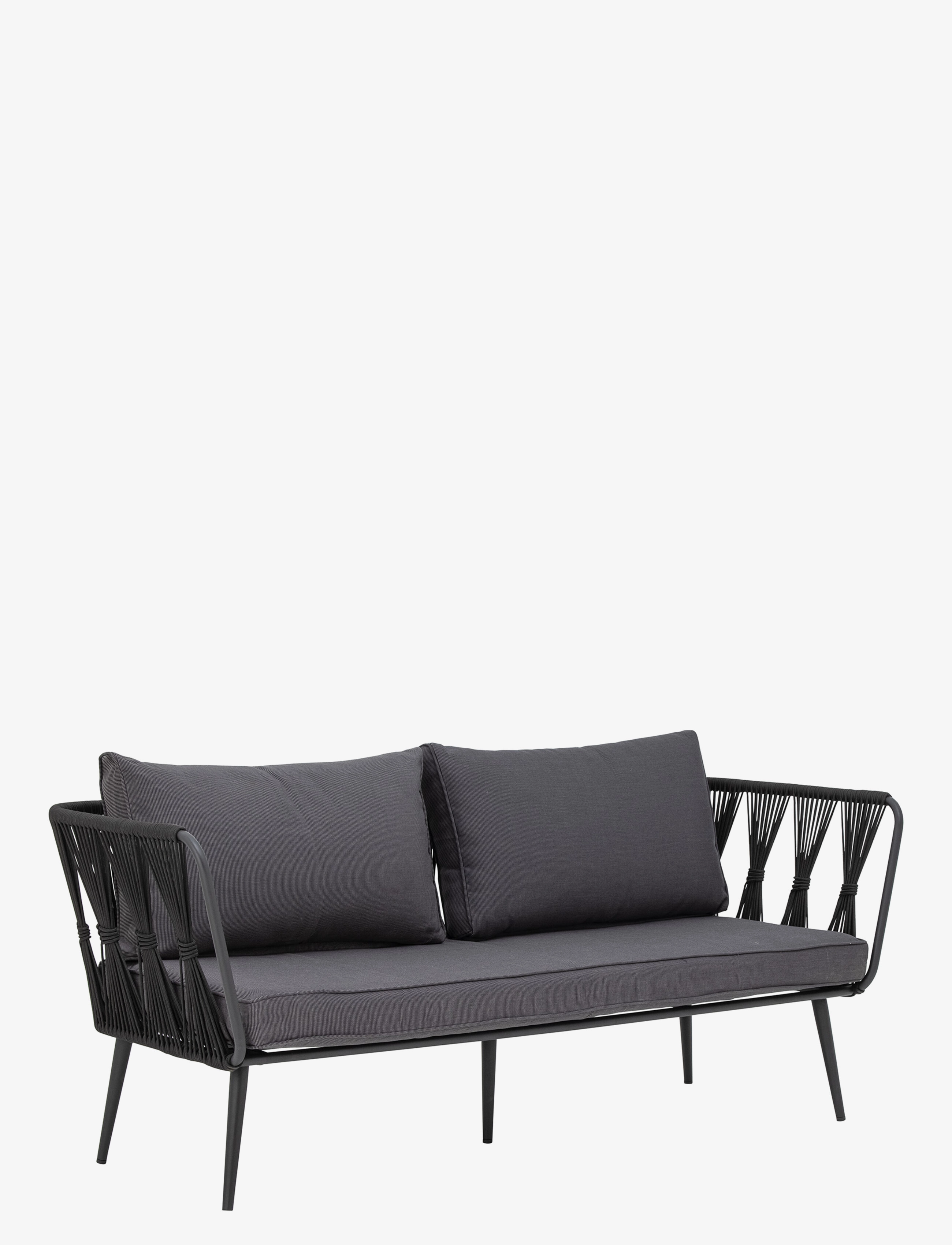 Bloomingville - Pavone Sofa, Sort, Metal - møbler - black - 3