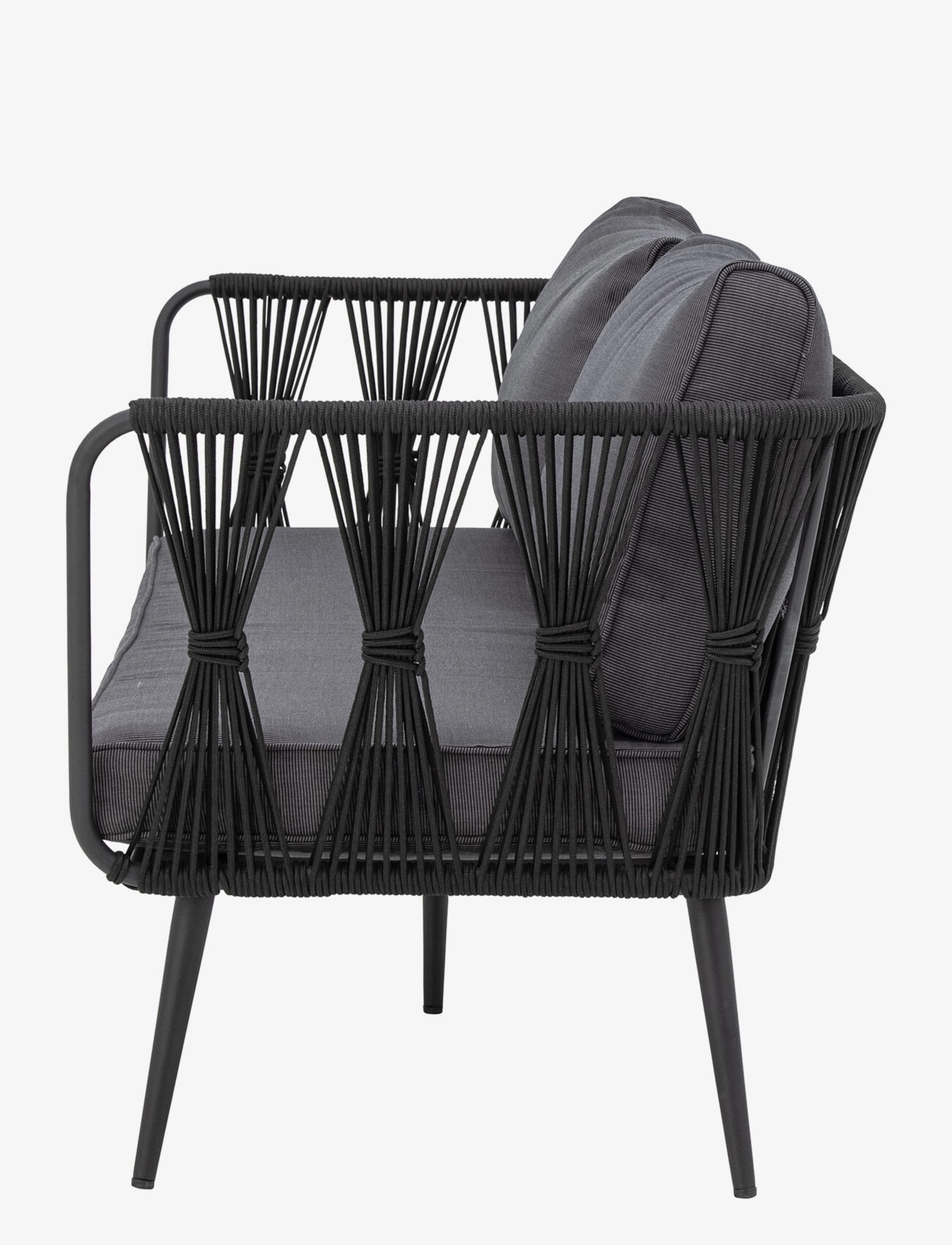 Bloomingville - Pavone Sofa, Sort, Metal - møbler - black - 4