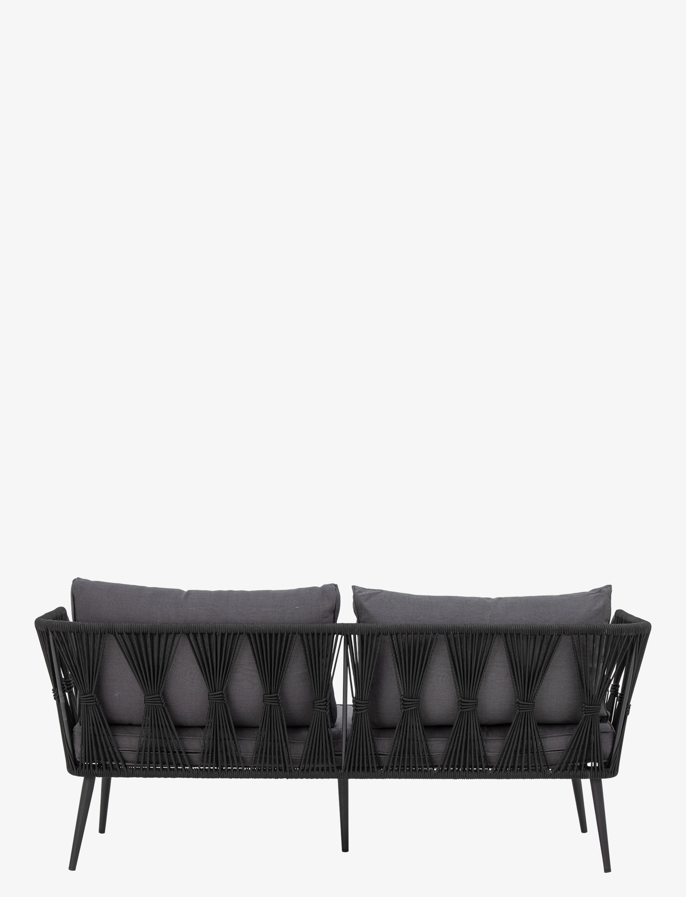 Bloomingville - Pavone Sofa, Sort, Metal - møbler - black - 5