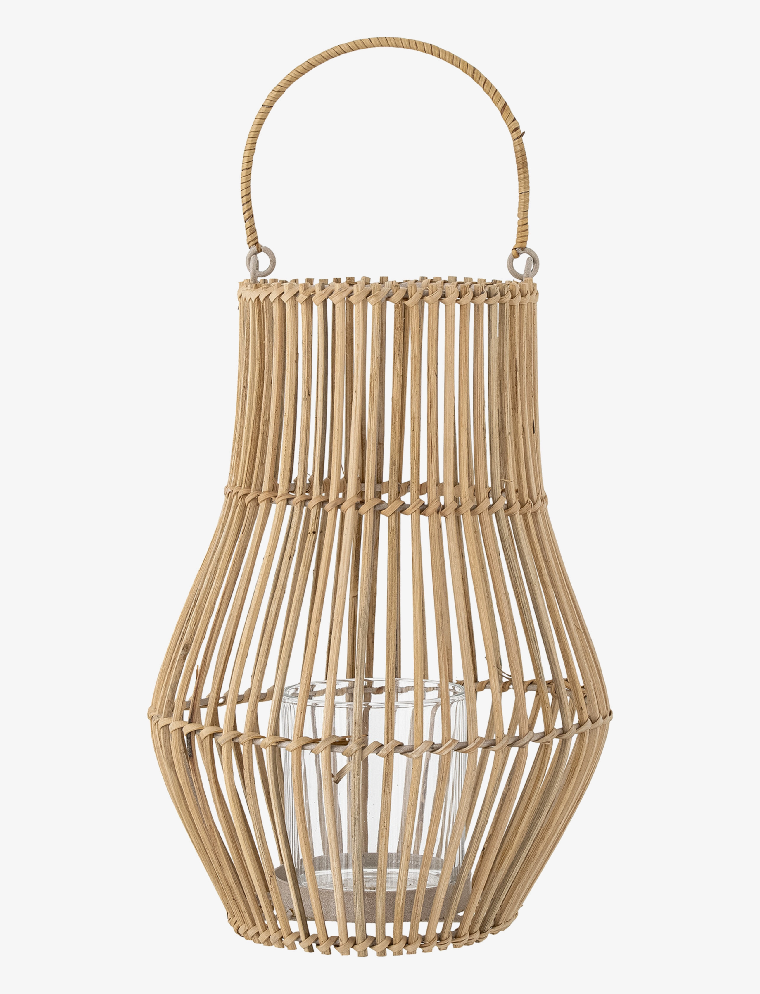 Bloomingville - Rae Lantern w/Glass - nature - 1