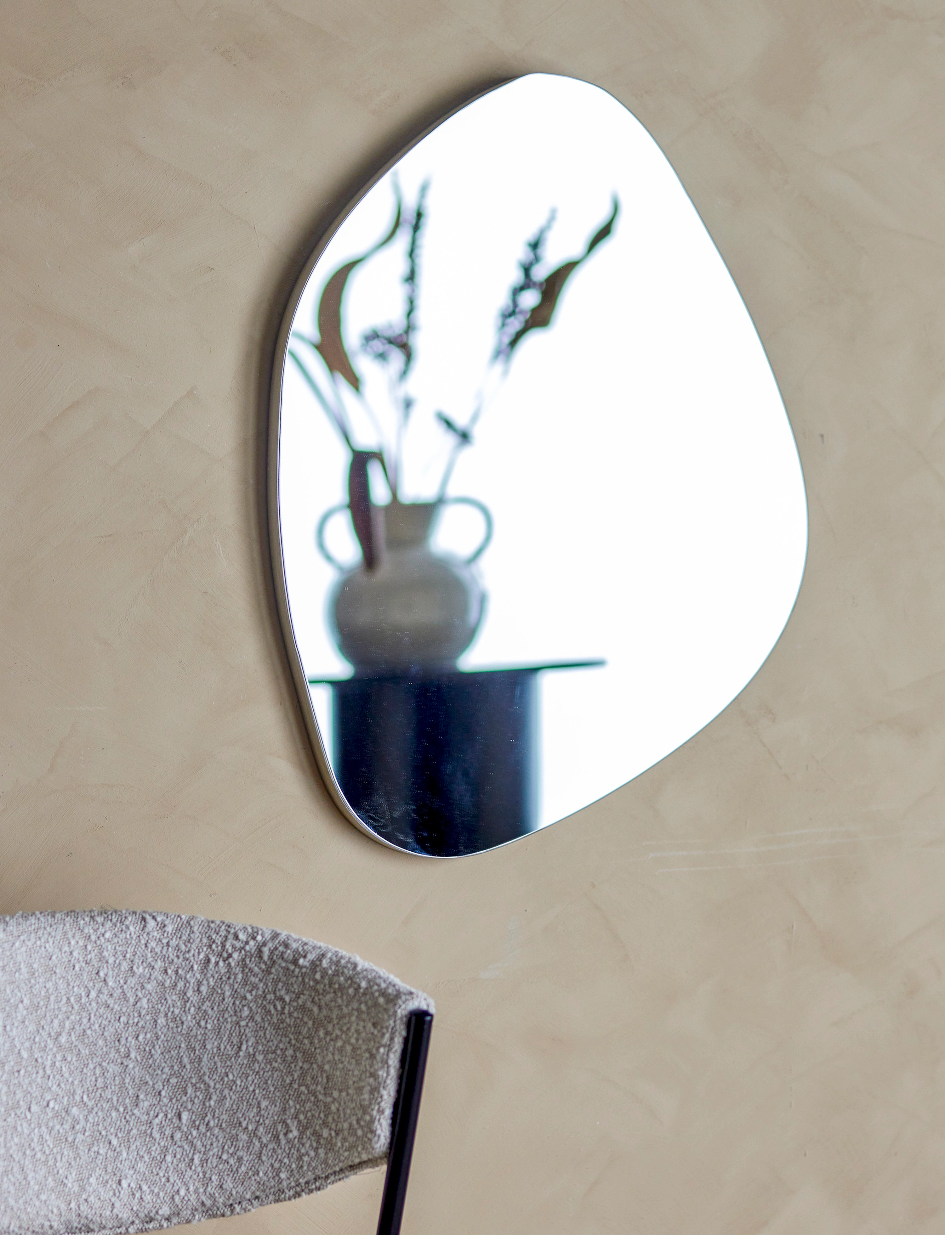 Bloomingville Aimie Wall Mirror, 70X56X2.5 cm, Mirrors, Silber - Homeware