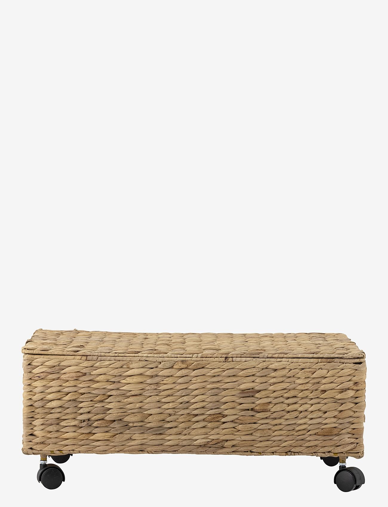 Bloomingville - Nelas Basket w/Lid - opbevaringskurve - nature - 1