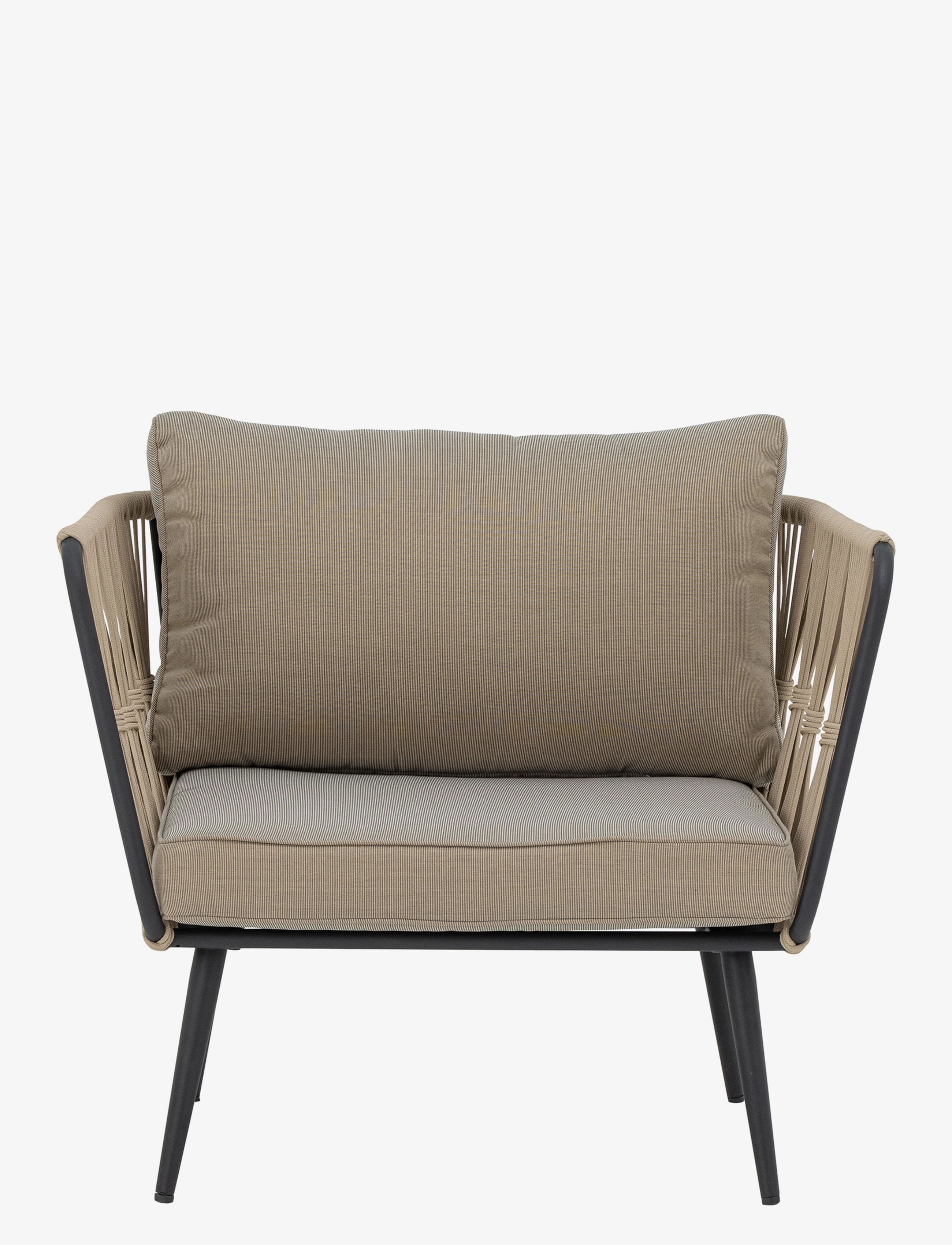 Bloomingville Pavone Lounge Chair - Havemøbler - BROWN / beige