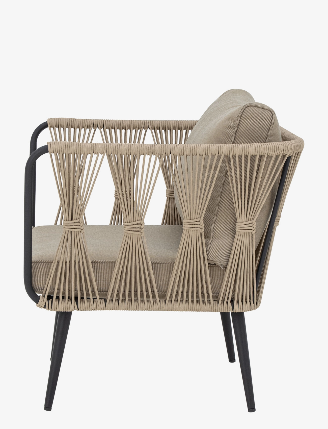 Bloomingville - Pavone Lounge Chair - lænestole - brown - 4