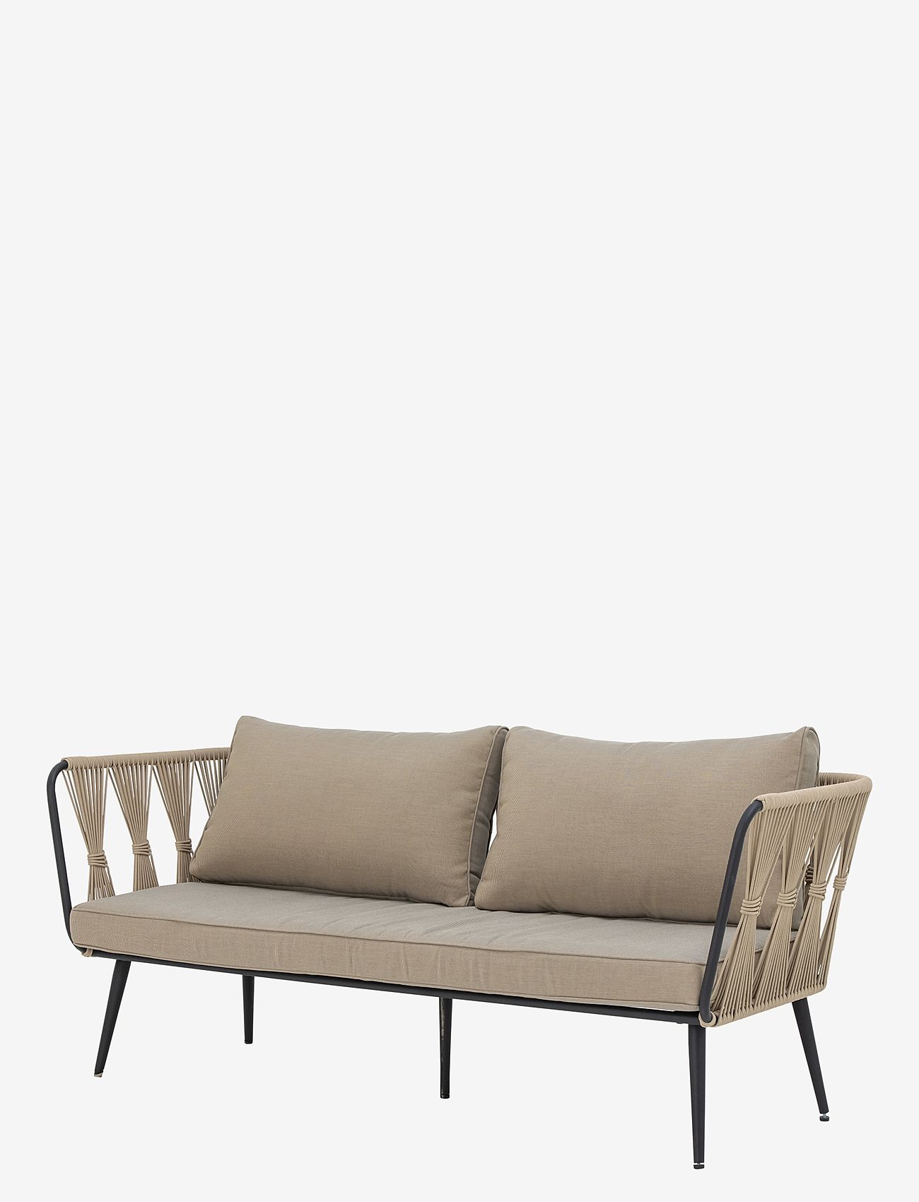 Bloomingville - Pavone Sofa, Brun, Metal - møbler - brown - 2