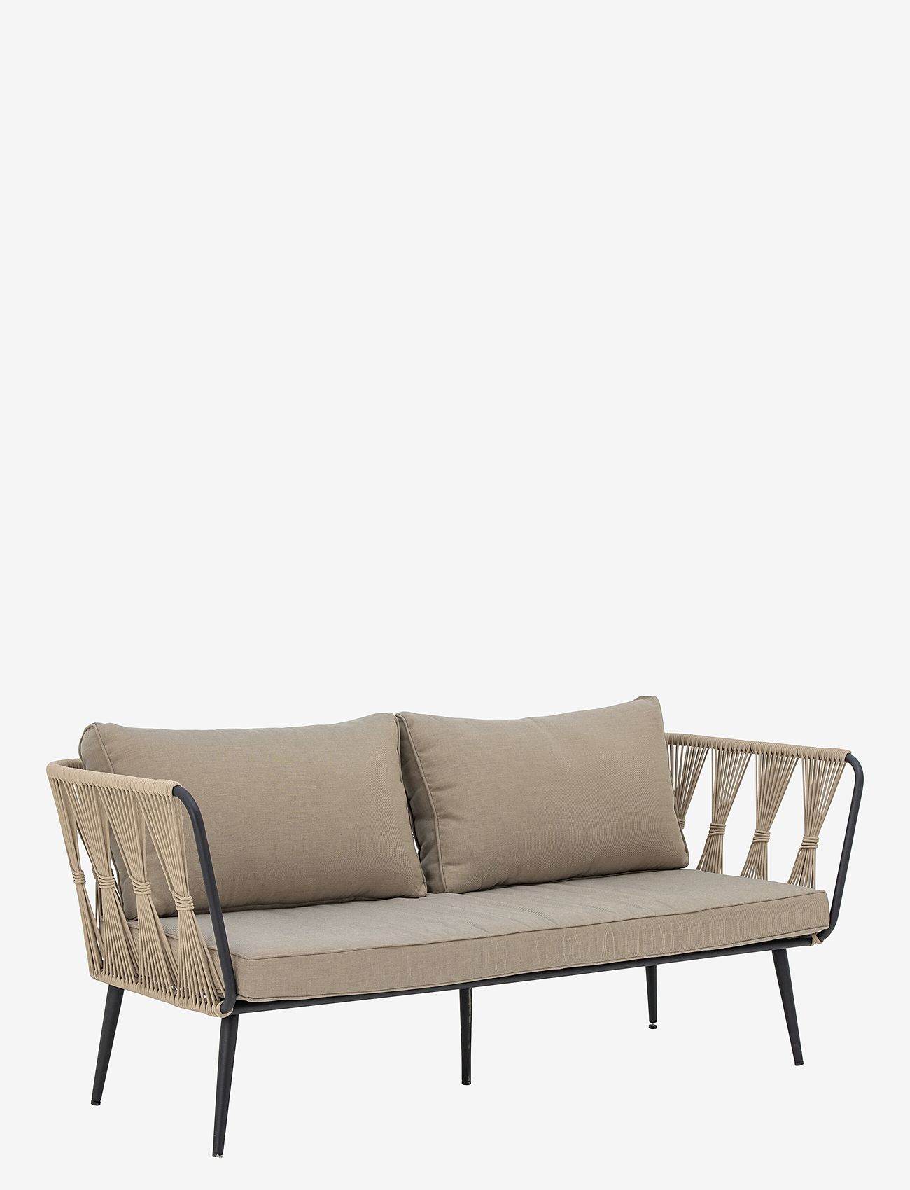 Bloomingville - Pavone Sofa, Brun, Metal - møbler - brown - 3