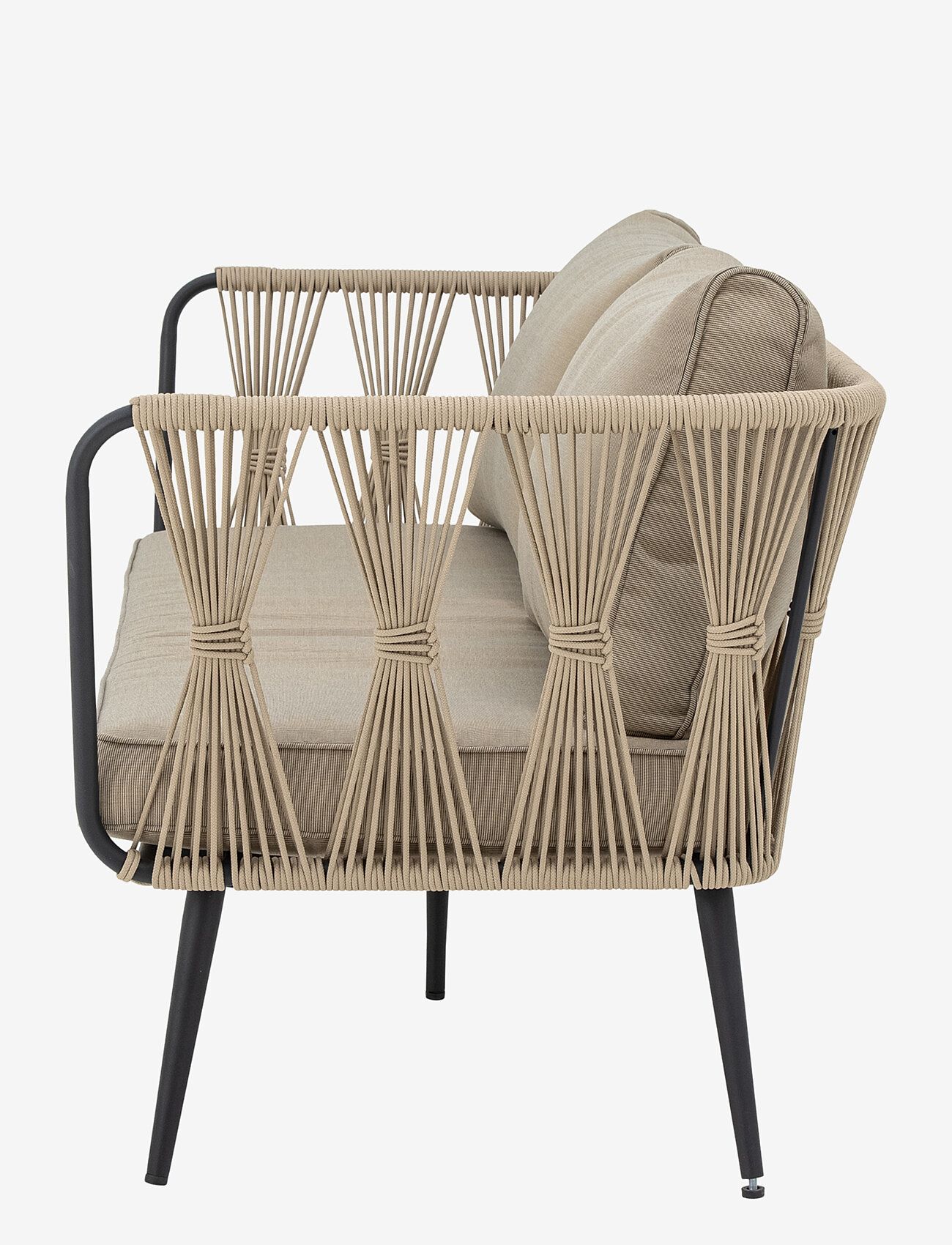 Bloomingville - Pavone Sofa, Brun, Metal - møbler - brown - 4