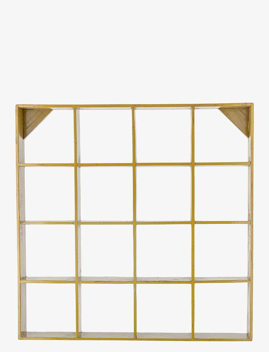 Bloomingville - Bekka Shelf - hoiustamine ja riiulid - yellow - 0