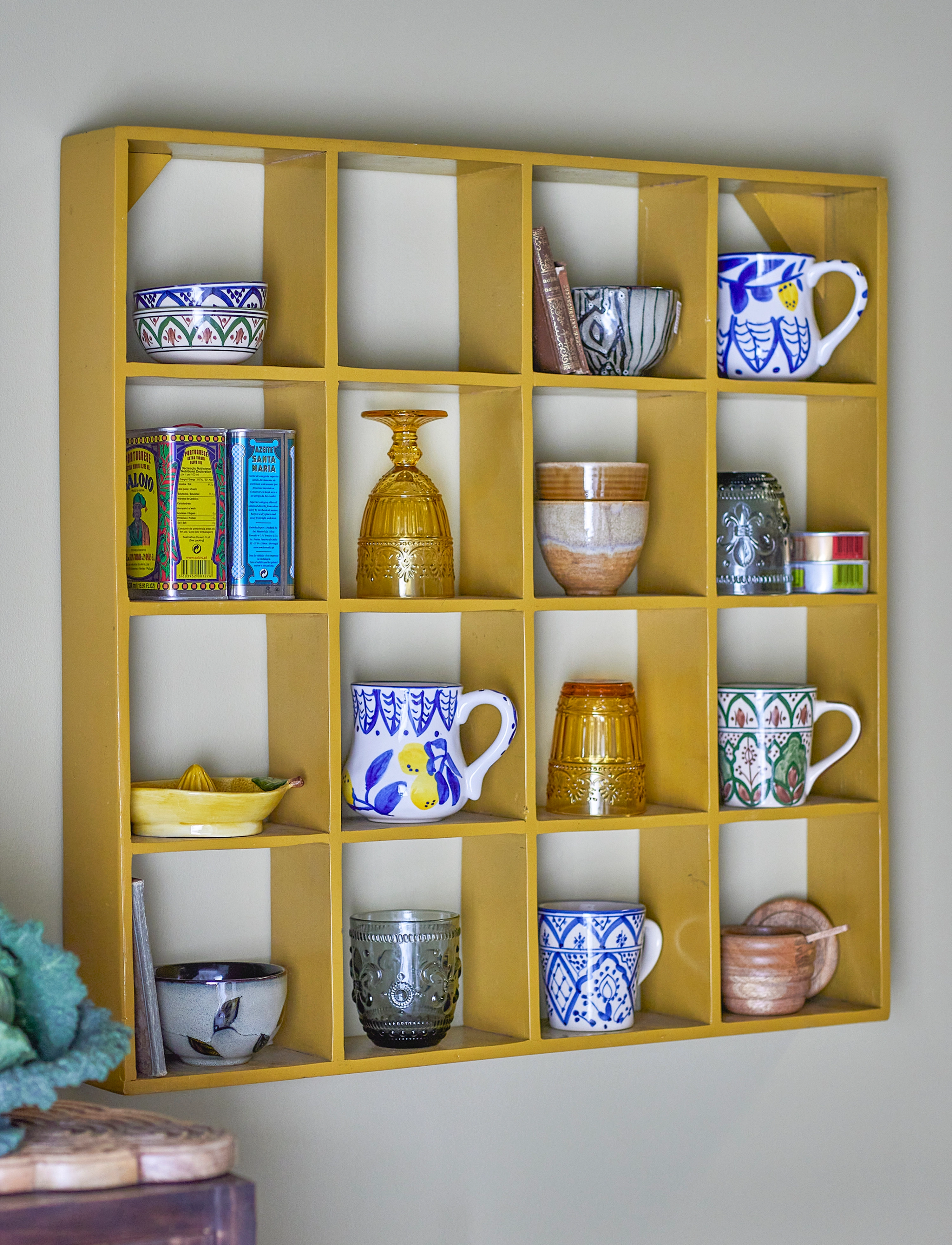 Bloomingville Bekka Shelf, One Size, Yellow, Møbler > Hylder, Unisex