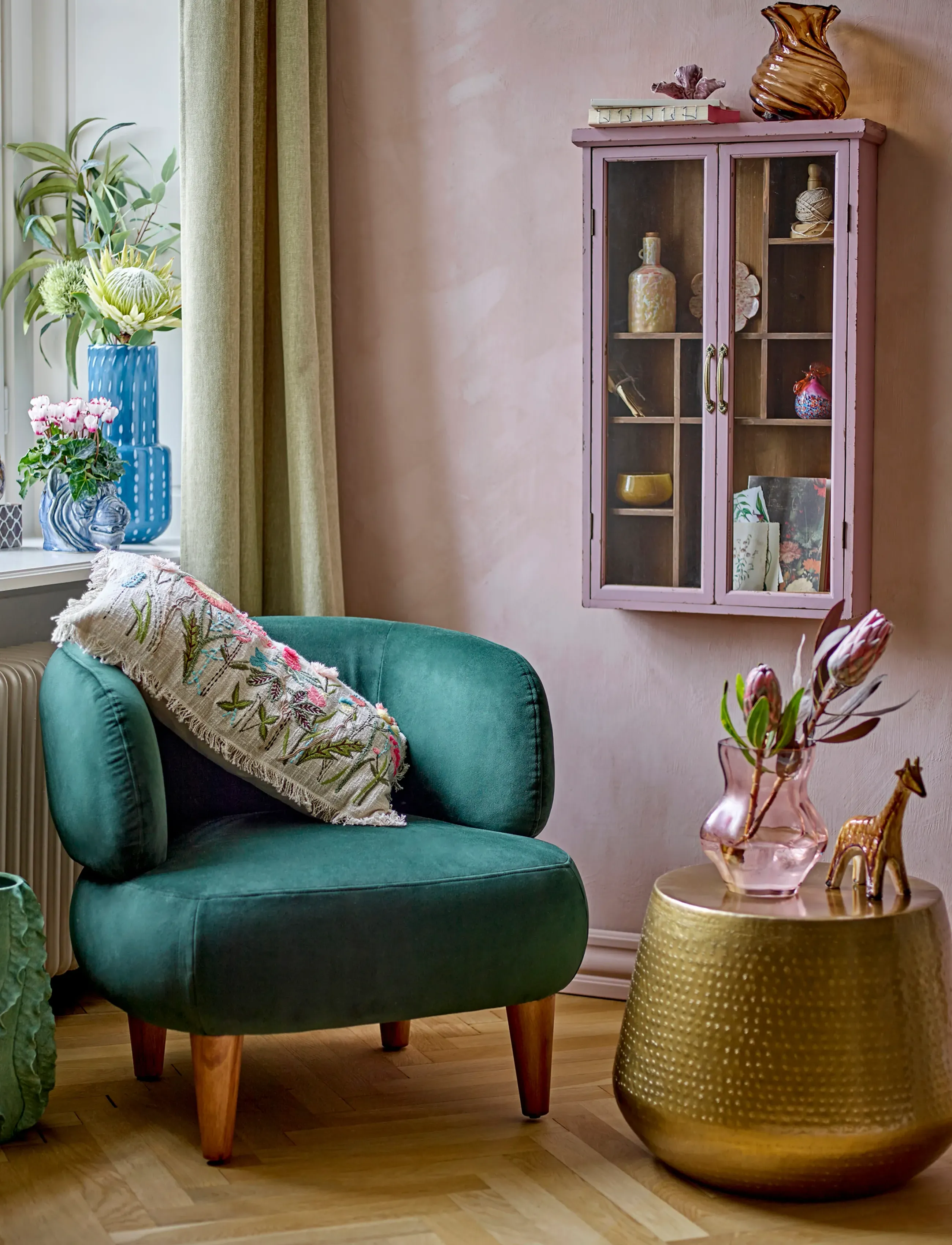 Bloomingville - Hazem Cabinet - schränke - rose - 5