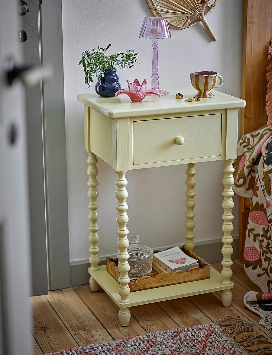 Bloomingville - Salino Side Table - beistelltische & kleine tische - yellow - 0