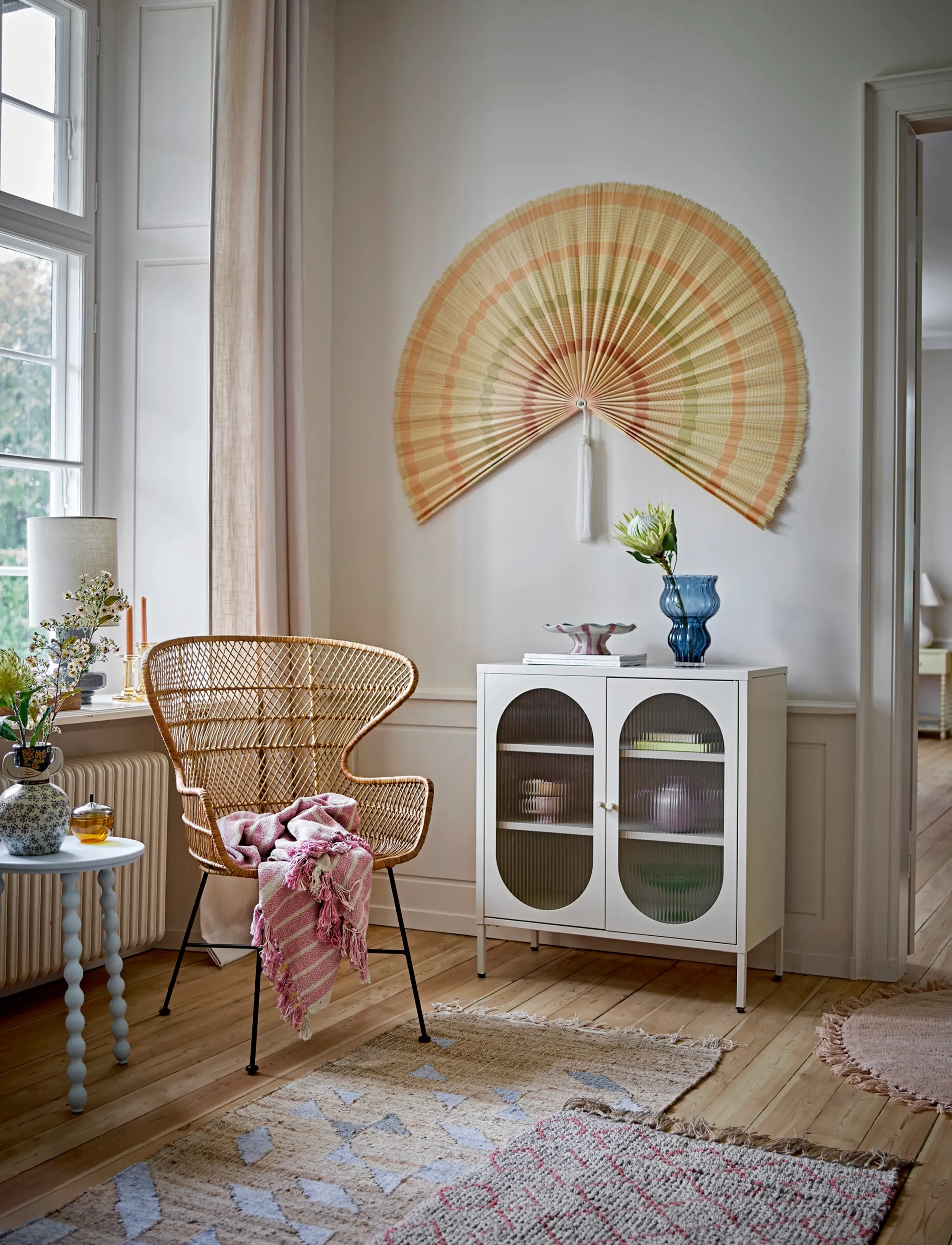 Bloomingville Jaime Wall Decor, 110 cm, Multi/patterned, Dekorativt Tilbehør-Detaljer > Vægdekoration, Unisex