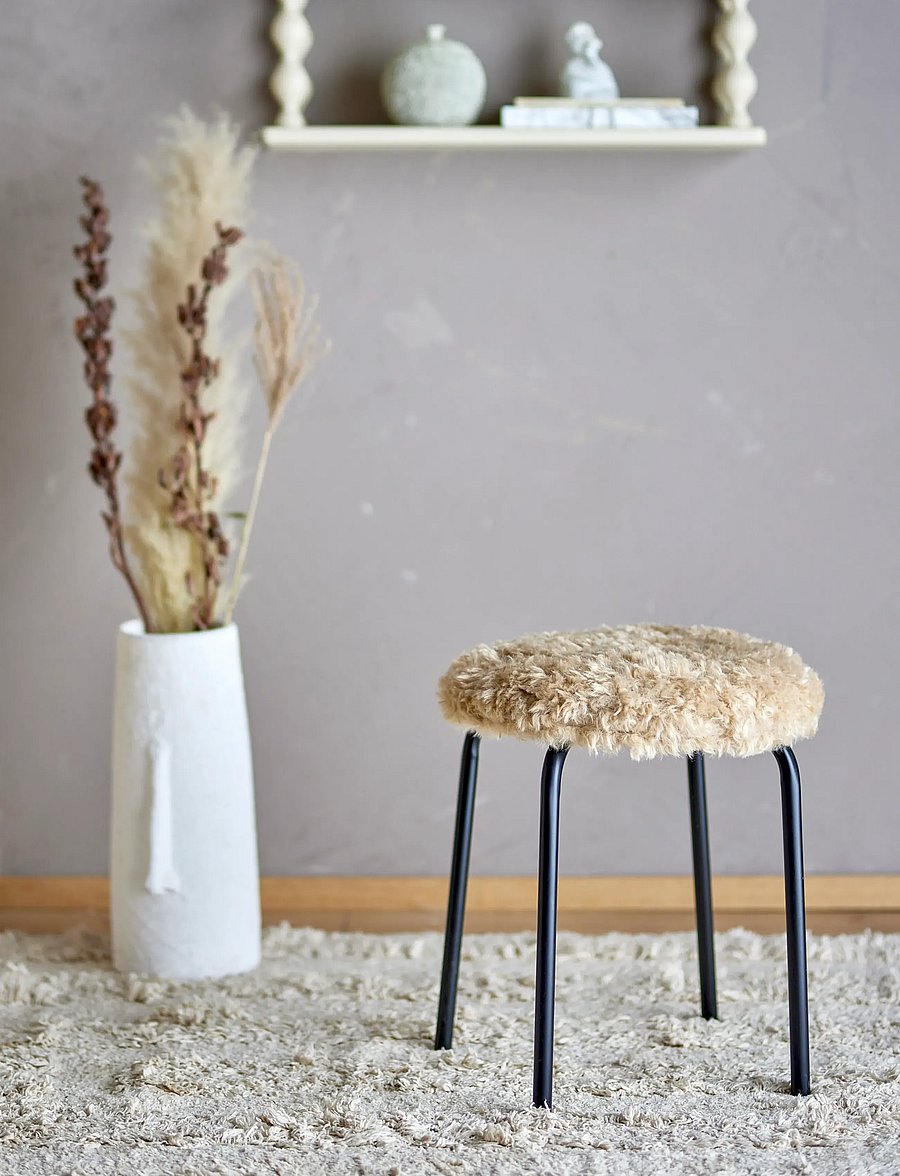 Bloomingville - Linard Stool - home - brown - 2