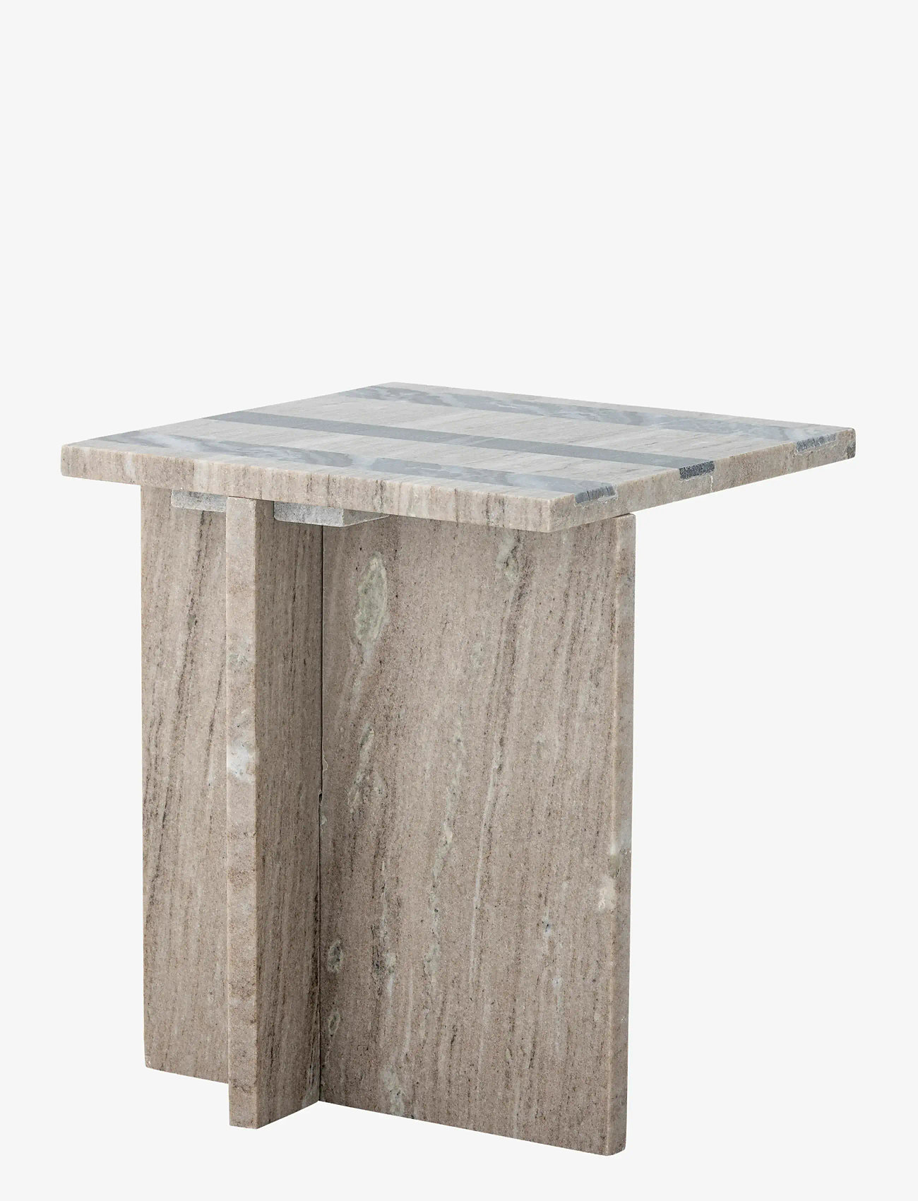 Bloomingville - Clea Side Table, Brown, Marble - sideborde og små borde - brown - 4