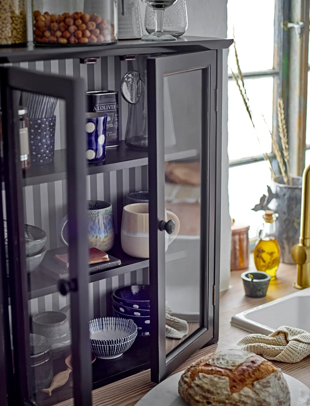 Bloomingville - Hazem Cabinet - schränke - black - 5