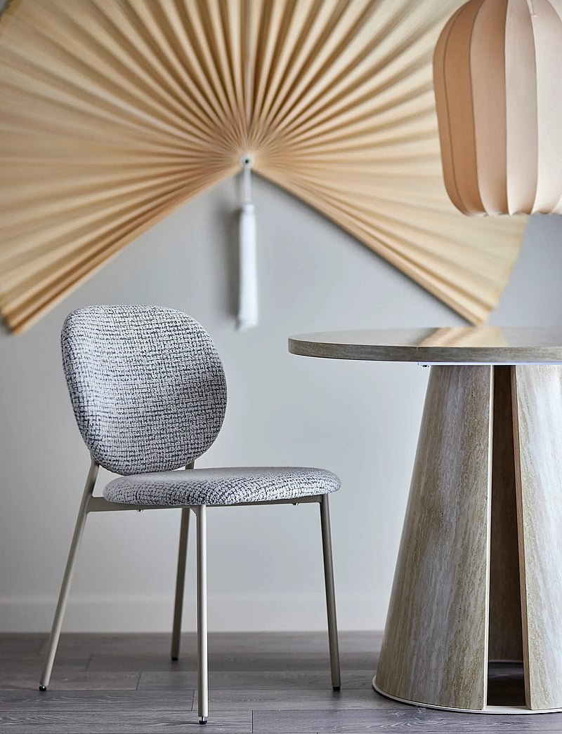 Bloomingville - Percey Dining Chair - tuolit - beige - 0