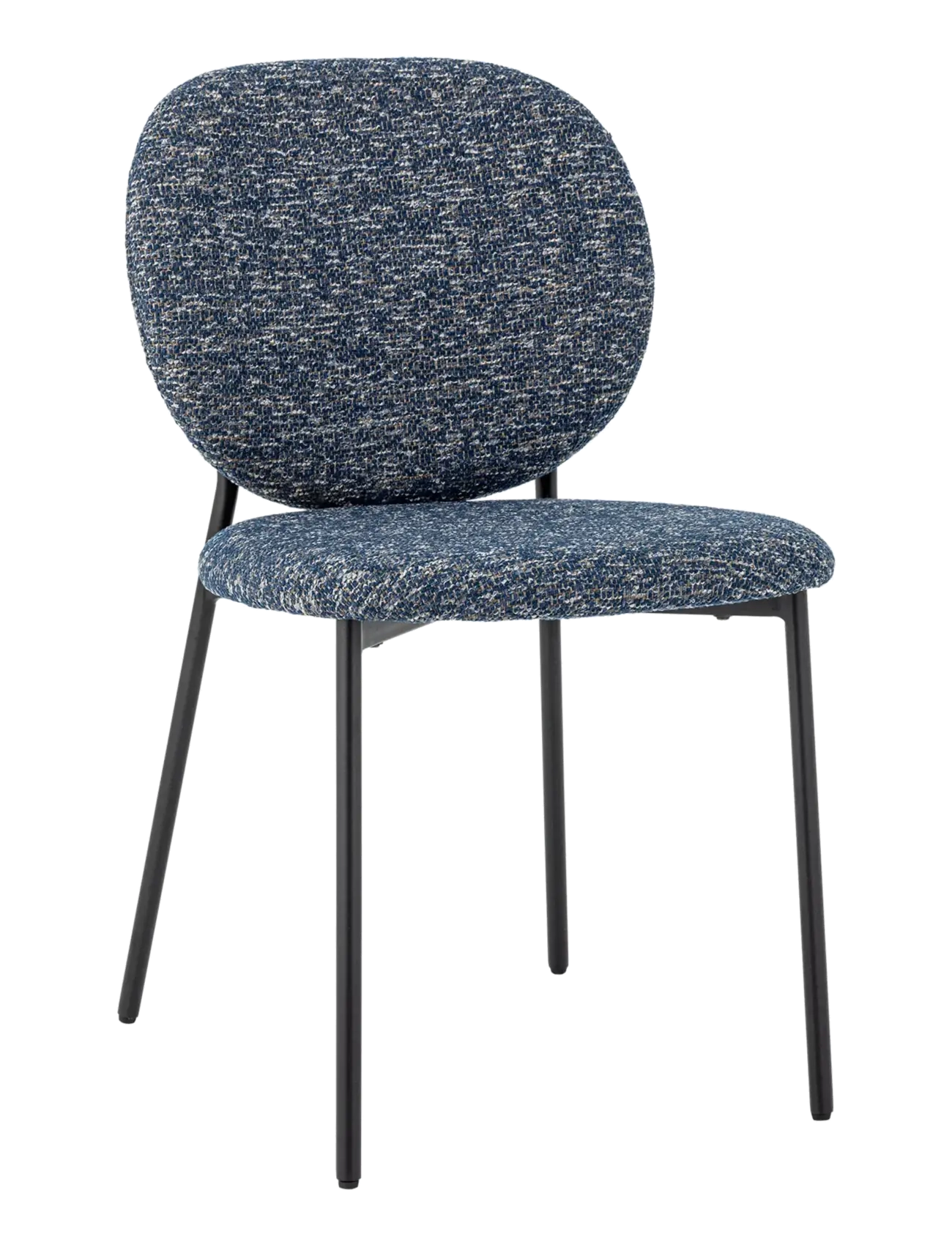 Bloomingville Percey Dining Chair, Stol, Navy, Str: 56X82X47CM