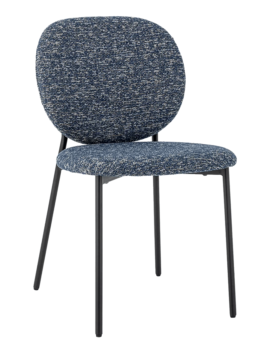 Bloomingville - Percey Dining Chair - stühle - blue - 1