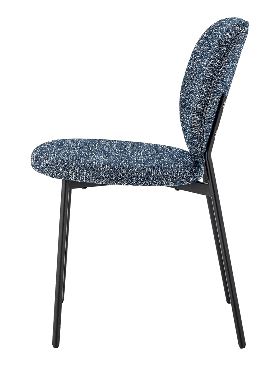 Bloomingville - Percey Dining Chair - stühle - blue - 3