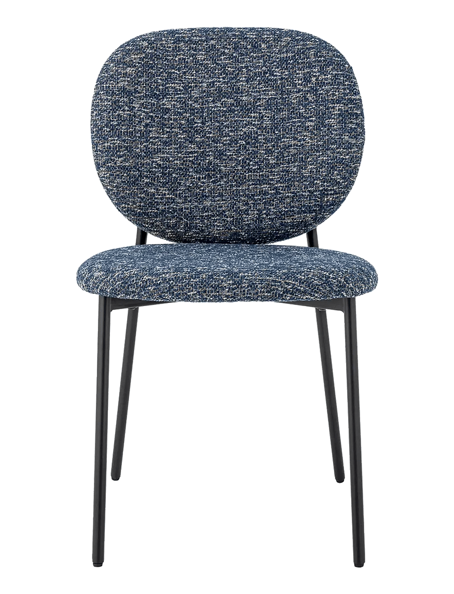 Bloomingville - Percey Dining Chair - stühle - blue - 5