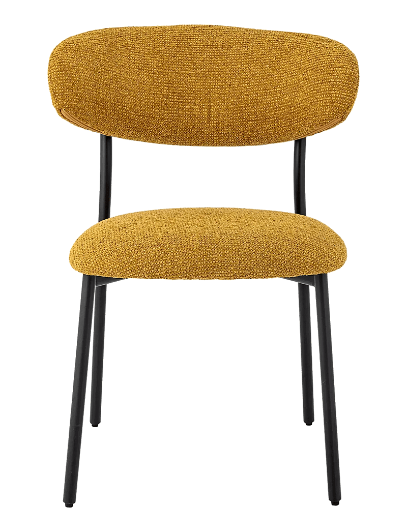 Bloomingville - Manal Dining Chair - stühle - yellow - 1
