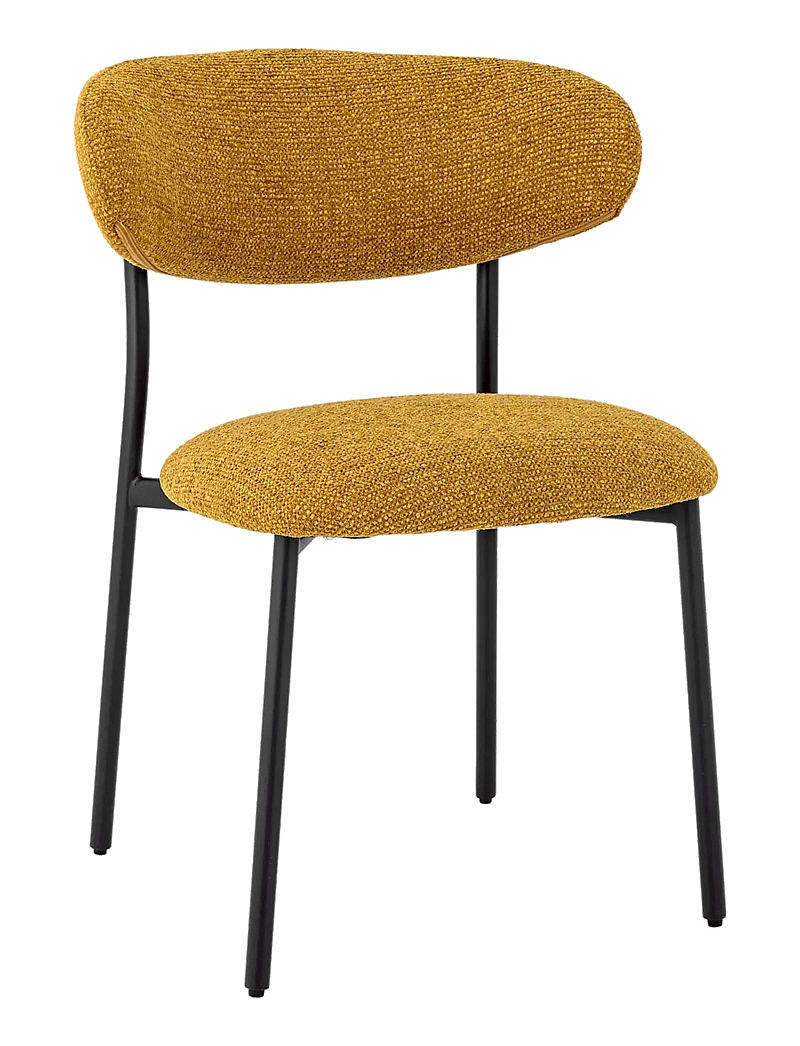 Bloomingville - Manal Dining Chair - stühle - yellow - 4