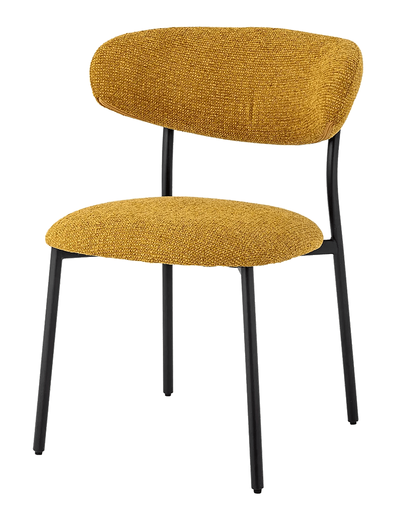 Bloomingville - Manal Dining Chair - stühle - yellow - 5