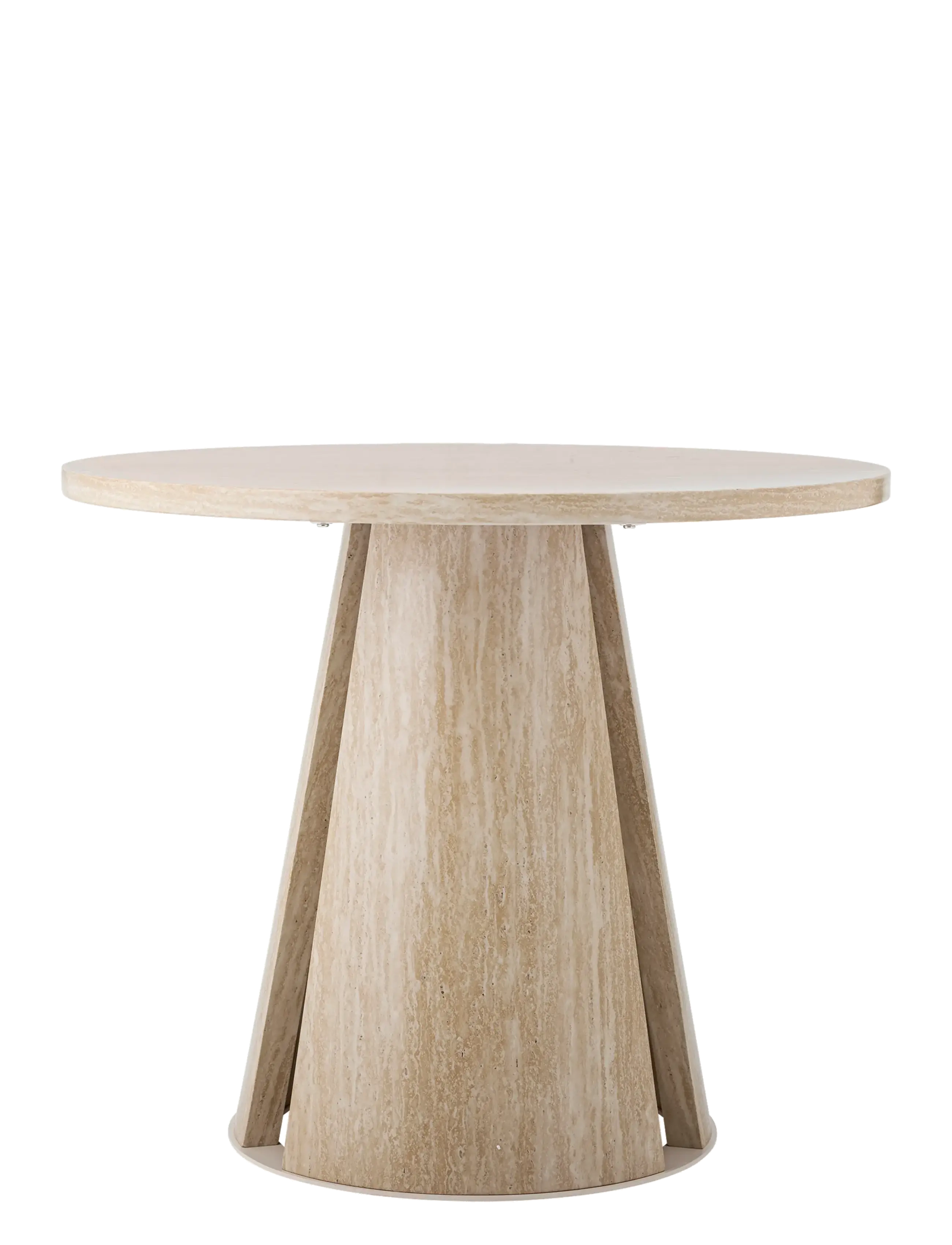 Bloomingville Ames Dining Table, Spisebord, Beige, Str: Ø 90 CM