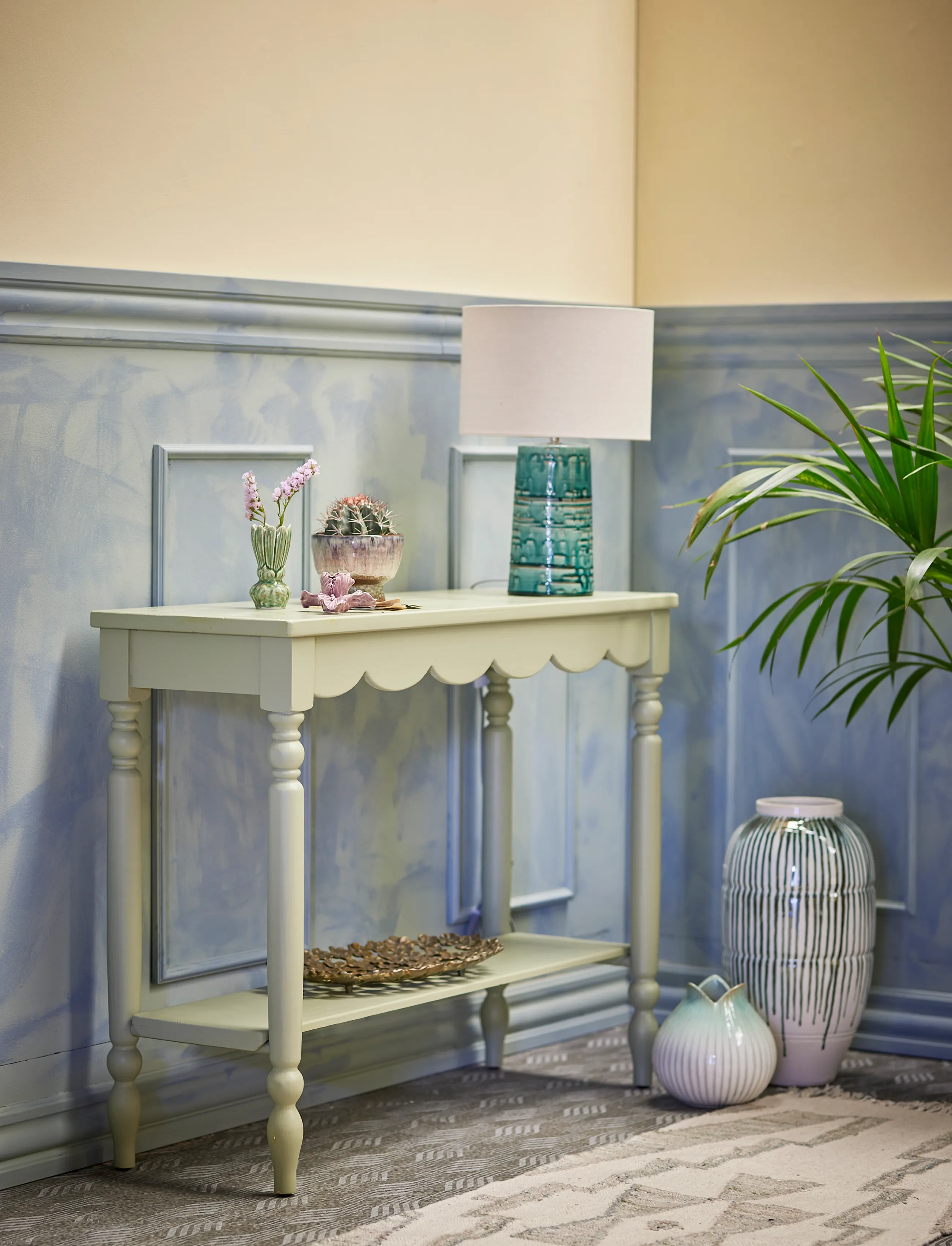 Bloomingville Salla Console Table, 106X36X81 cm, Tables, Grün - Side Tables & Small Homeware