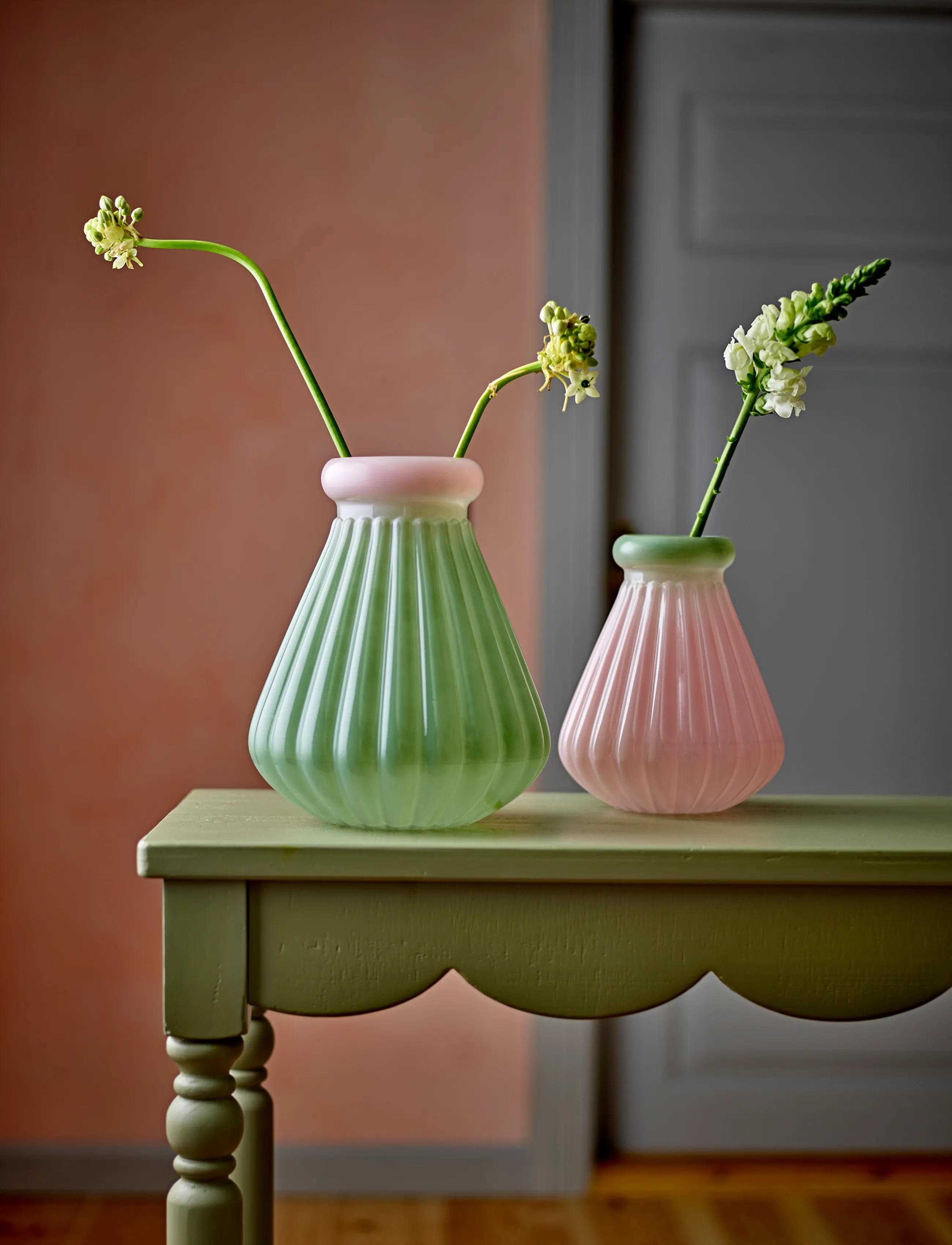 Bloomingville - Salla Console Table - beistelltische & kleine tische - green - 5