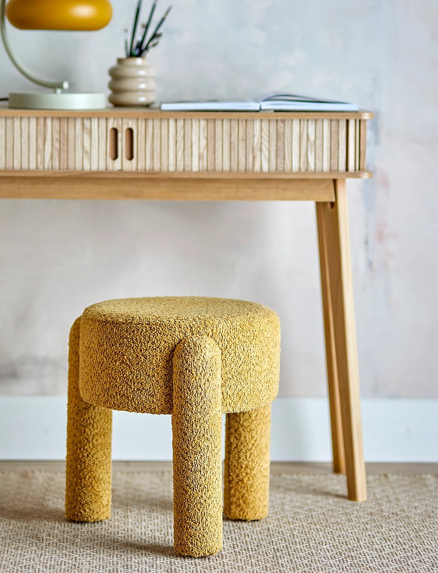 Bloomingville - Bruno Stool - toolid ja pingid - yellow - 0