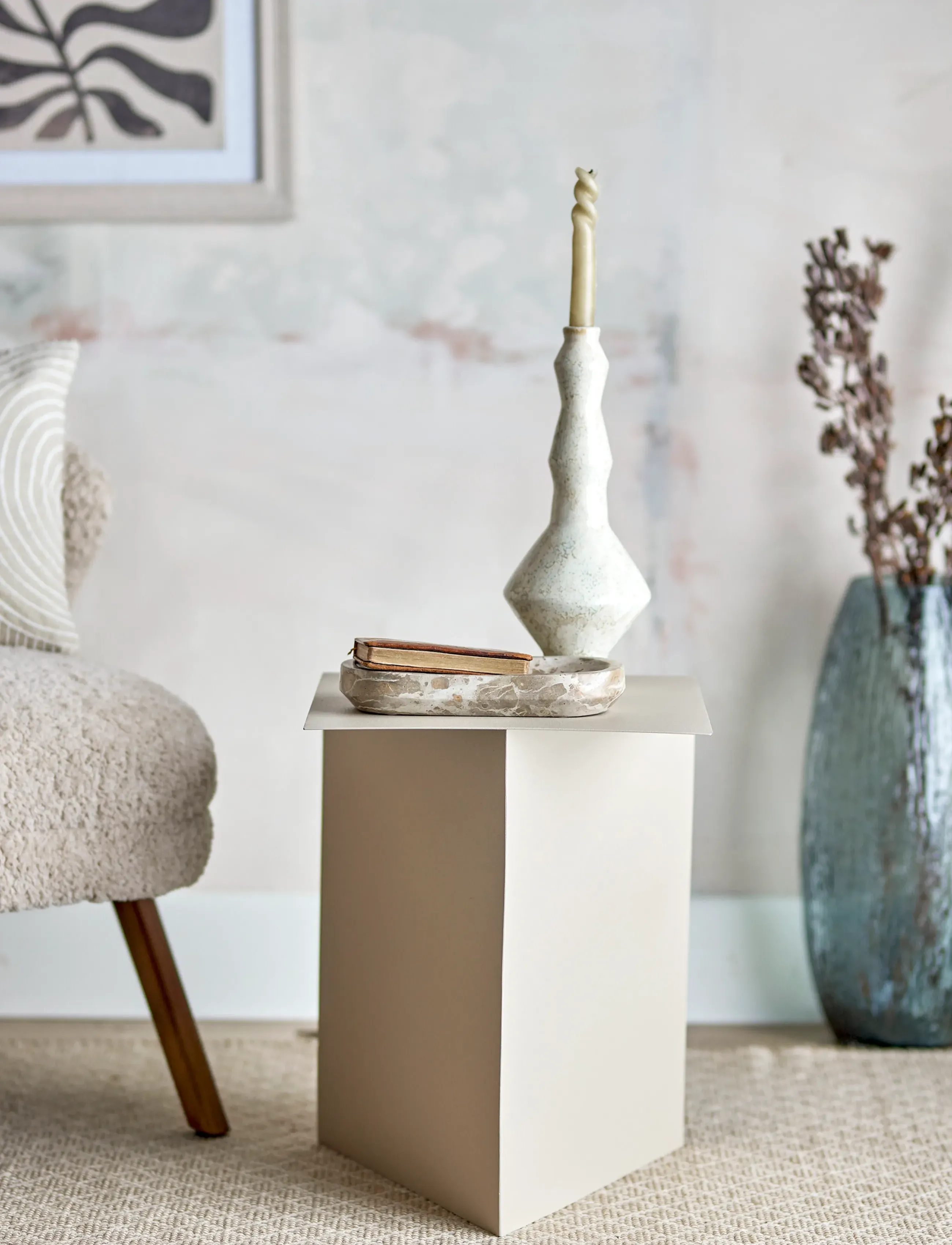 Bloomingville - Tasha Side Table - küljelauad ja väikesed lauad - beige - 4