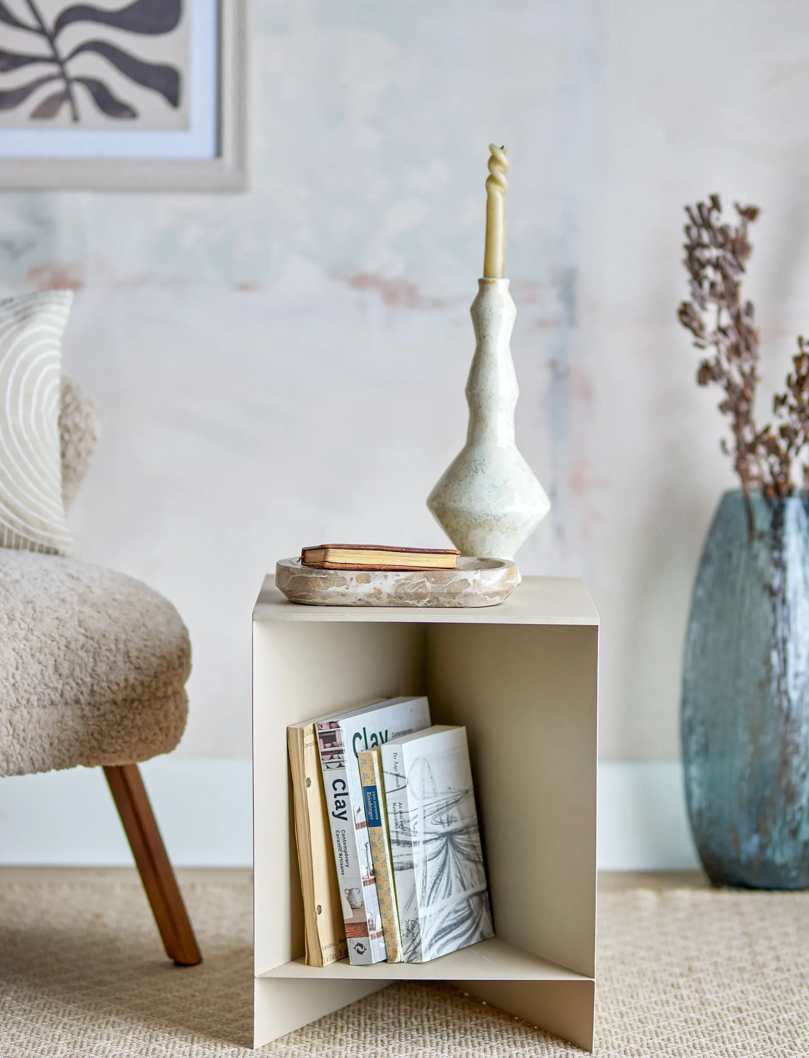 Bloomingville - Tasha Side Table - küljelauad ja väikesed lauad - beige - 5