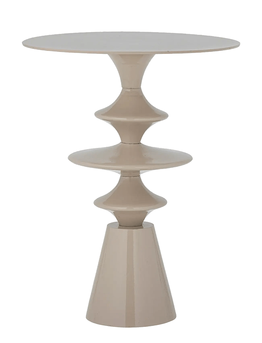 Bloomingville - Samio Side Table - beistelltische & kleine tische - beige - 1