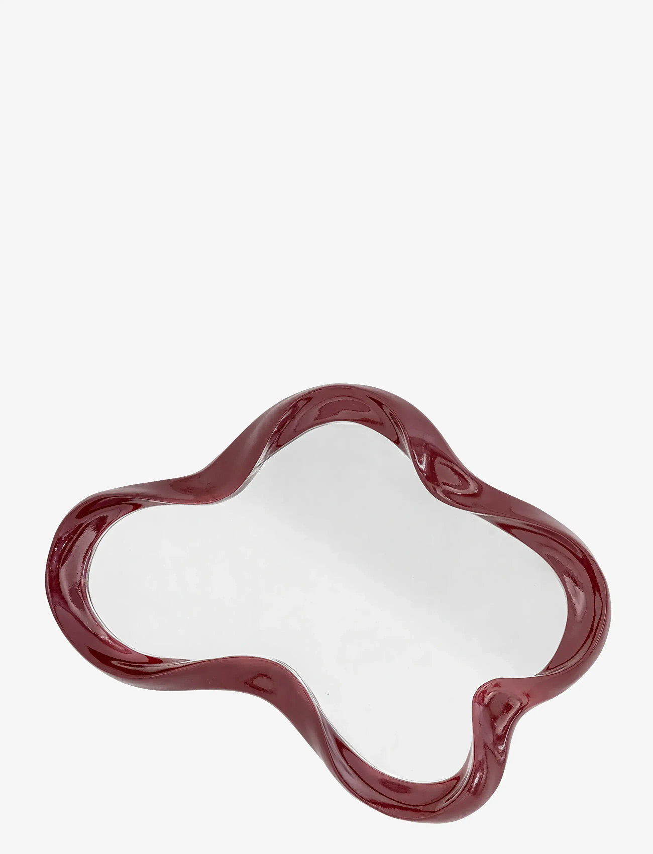 Bloomingville - Violeta Wall Mirror - wall mirrors - red - 1