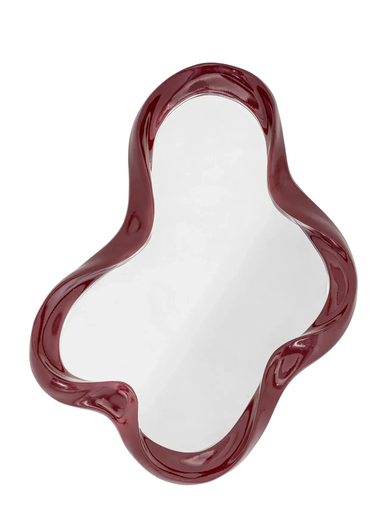 Bloomingville - Violeta Wall Mirror - wandspiegel - red - 1