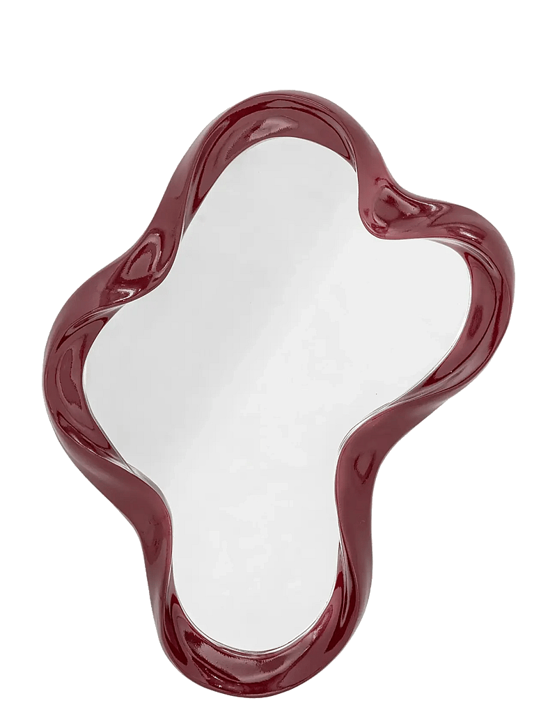 Bloomingville - Violeta Wall Mirror - wall mirrors - red - 3