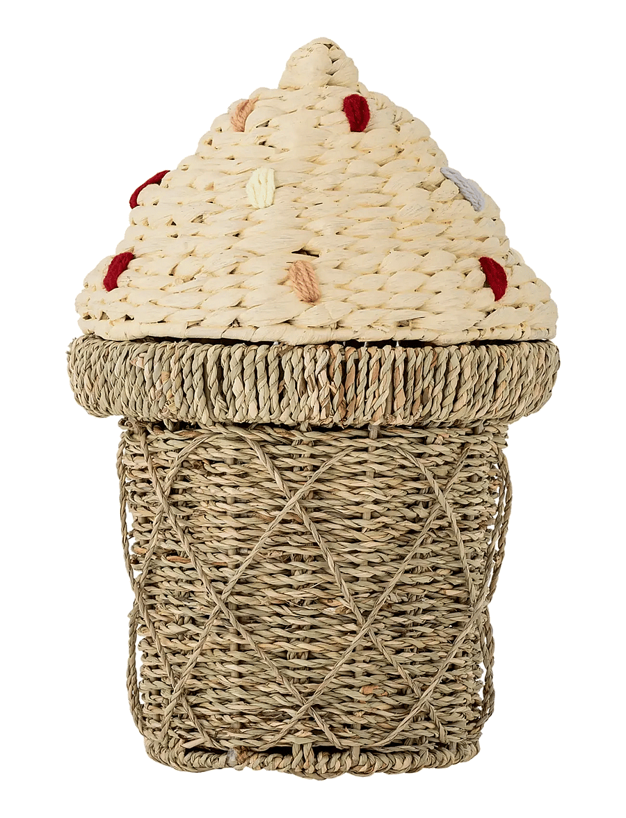 Bloomingville - Cillie Basket w/Lid - hoiukorvid - nature - 0