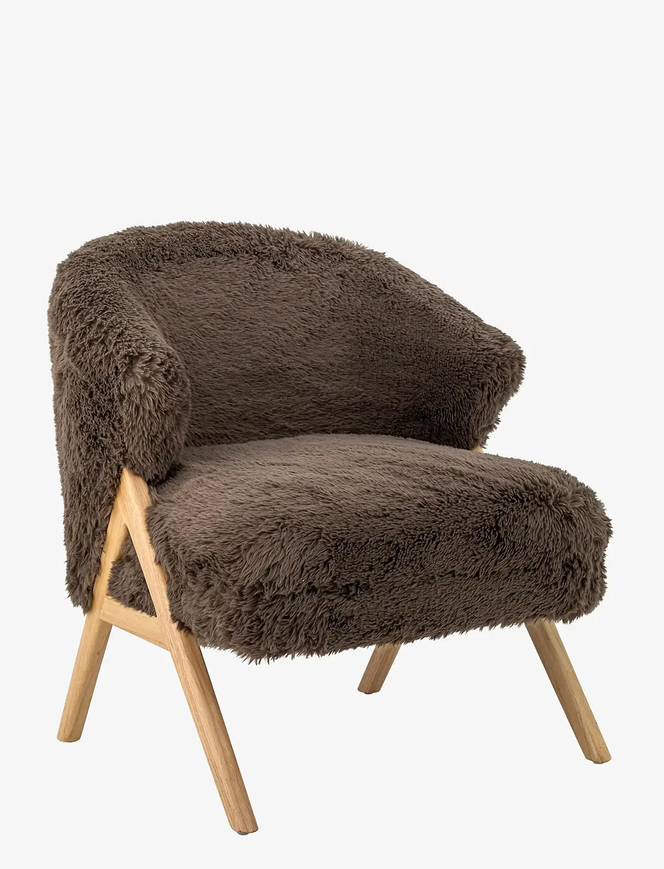 Bloomingville - Camino Lounge Chair - armchairs - brown - 1