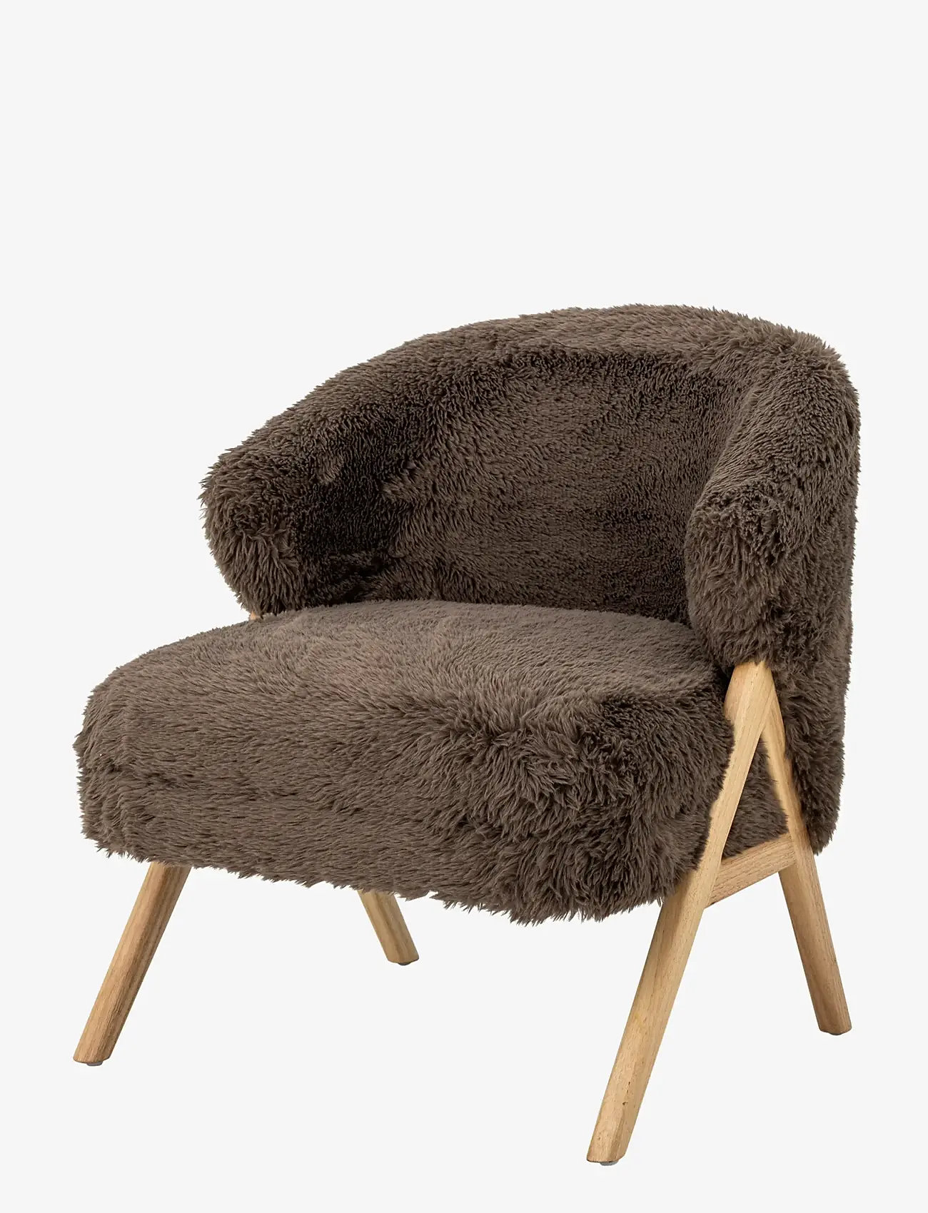 Bloomingville - Camino Lounge Chair - armchairs - brown - 3