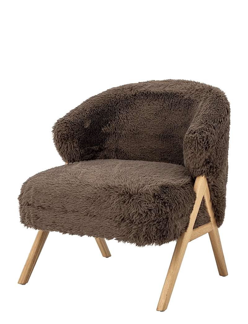 Bloomingville - Camino Lounge Chair - armchairs - brown - 3