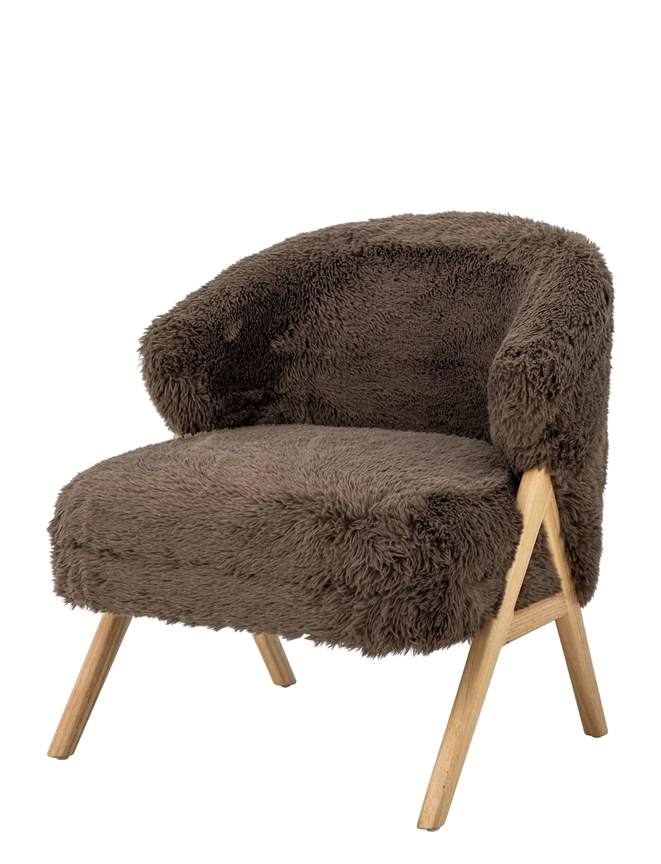 Bloomingville - Camino Lounge Chair - lehnstühle - brown - 3