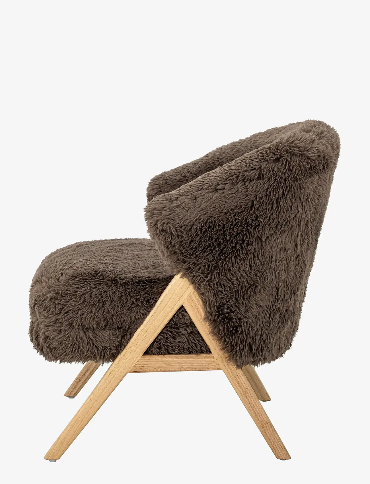 Bloomingville - Camino Lounge Chair - armchairs - brown - 4